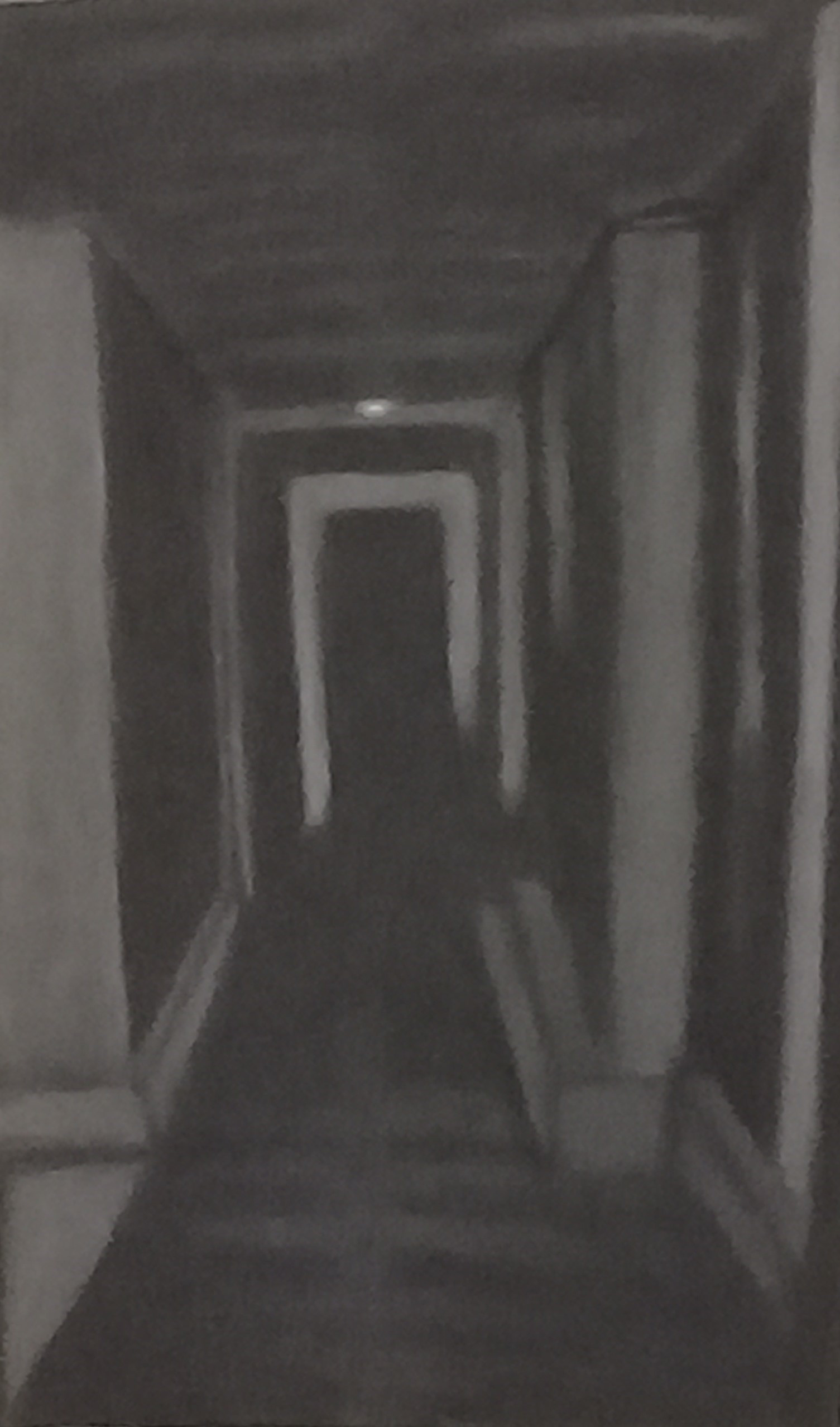 Untitled. Conte and charcoal on cardstock. Cobham hall, Gravesend, uk. Nov 15, 2018