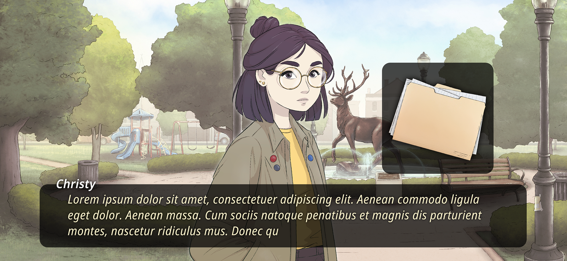 Character Dialogue Mockup | Cadence Ford