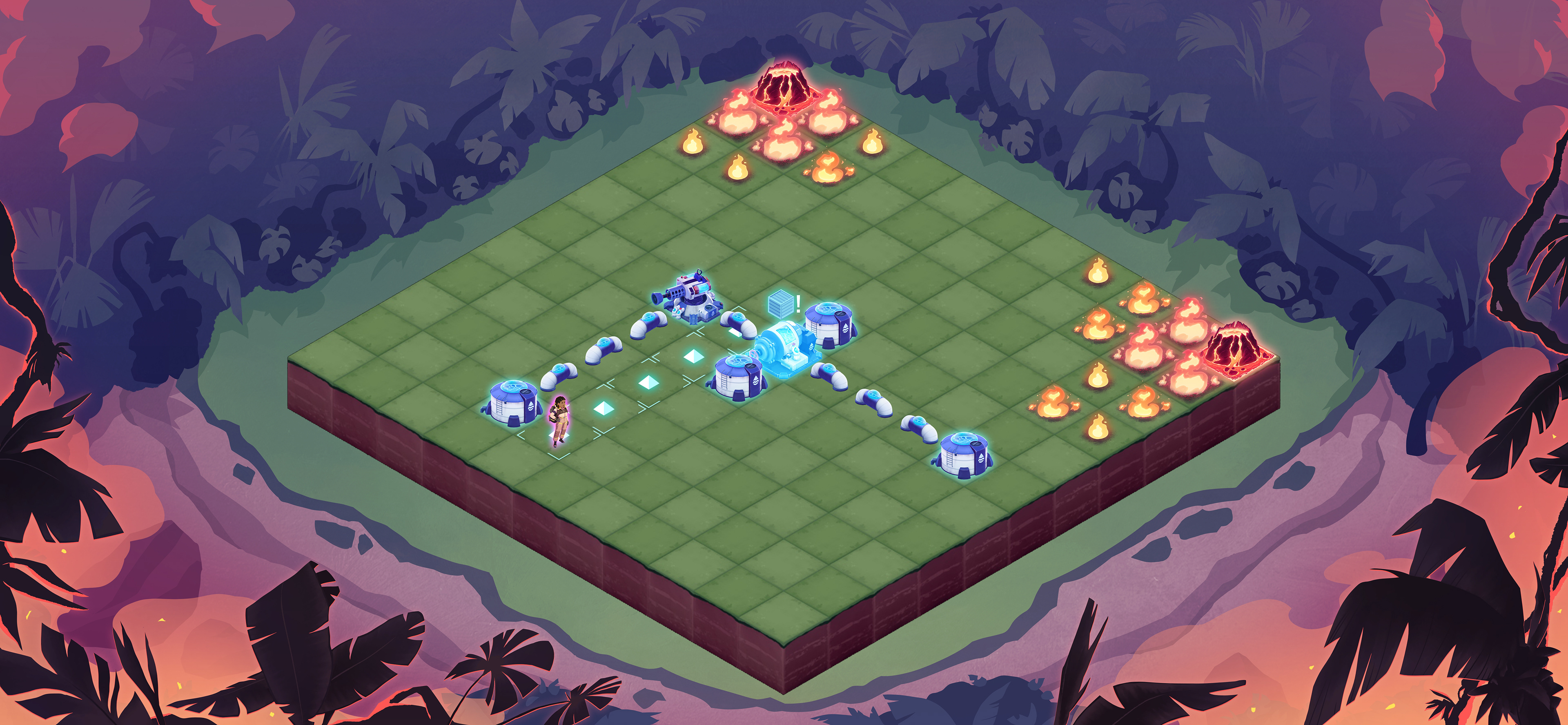 Isometric Game Board Mockup | Way Out