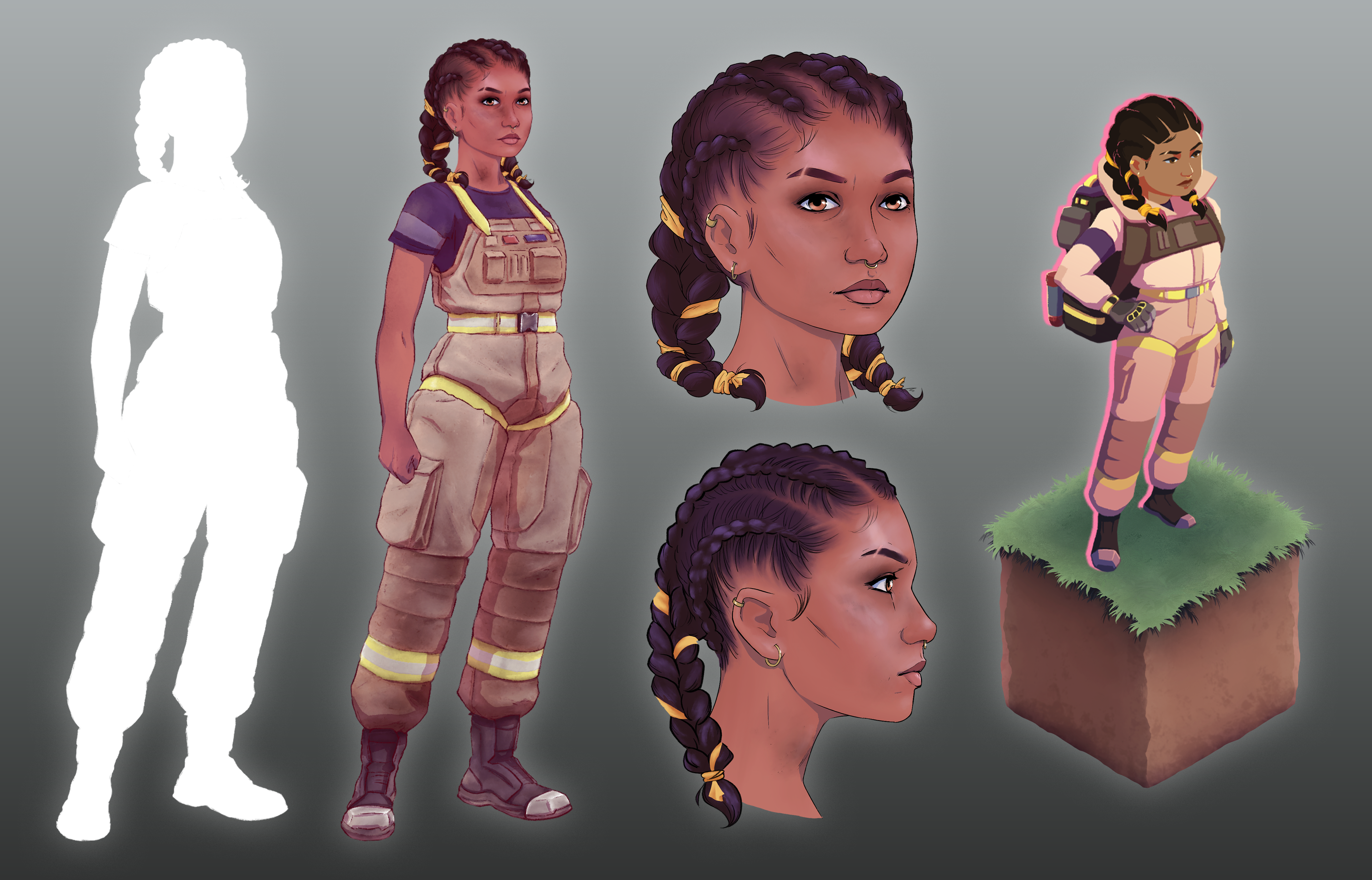'Ana' Character Design | Way Out
