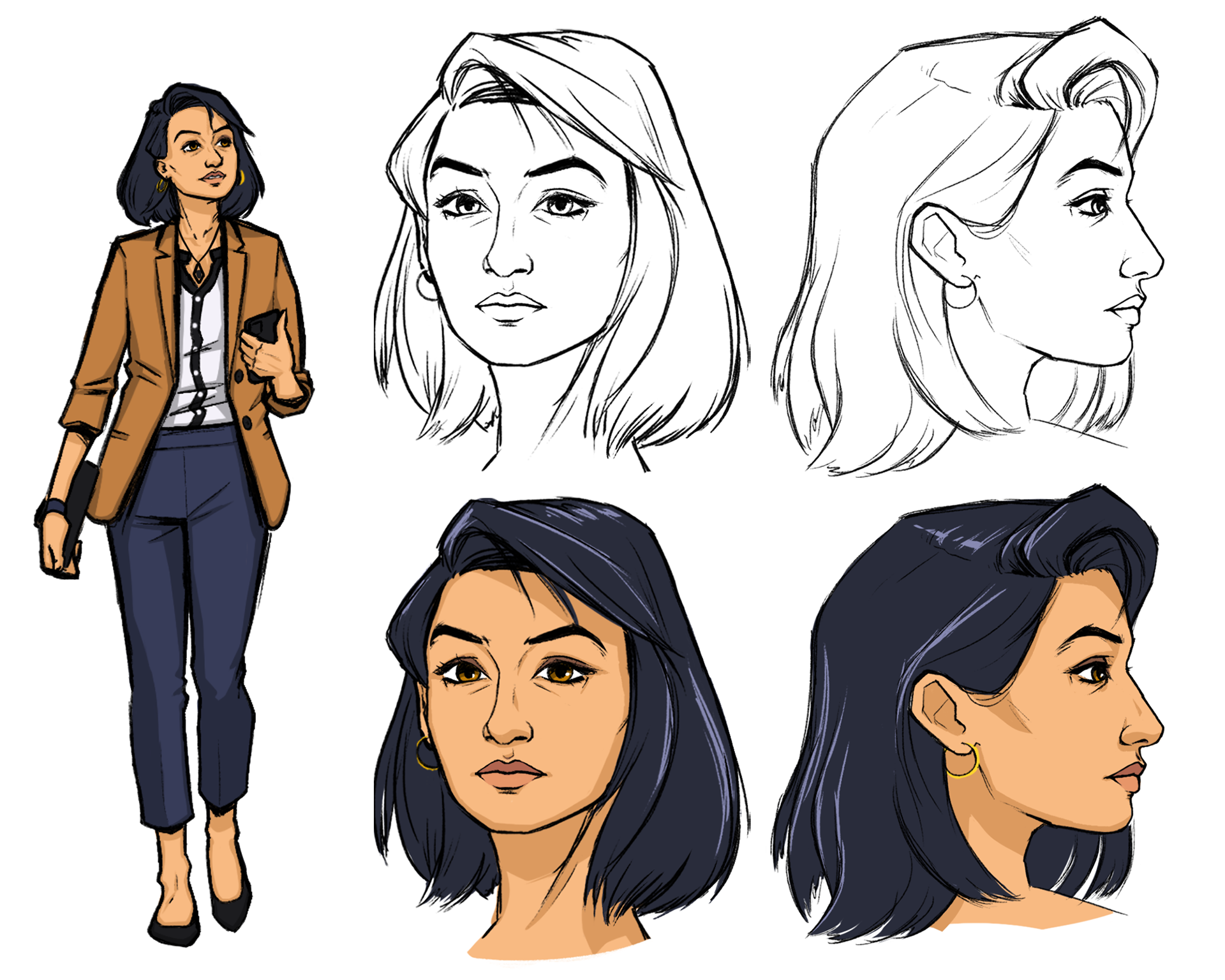 'Alexandra' Character Design | Broken Pieces
