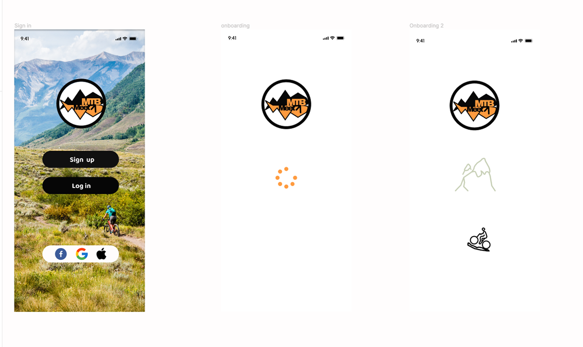 log in user flow
