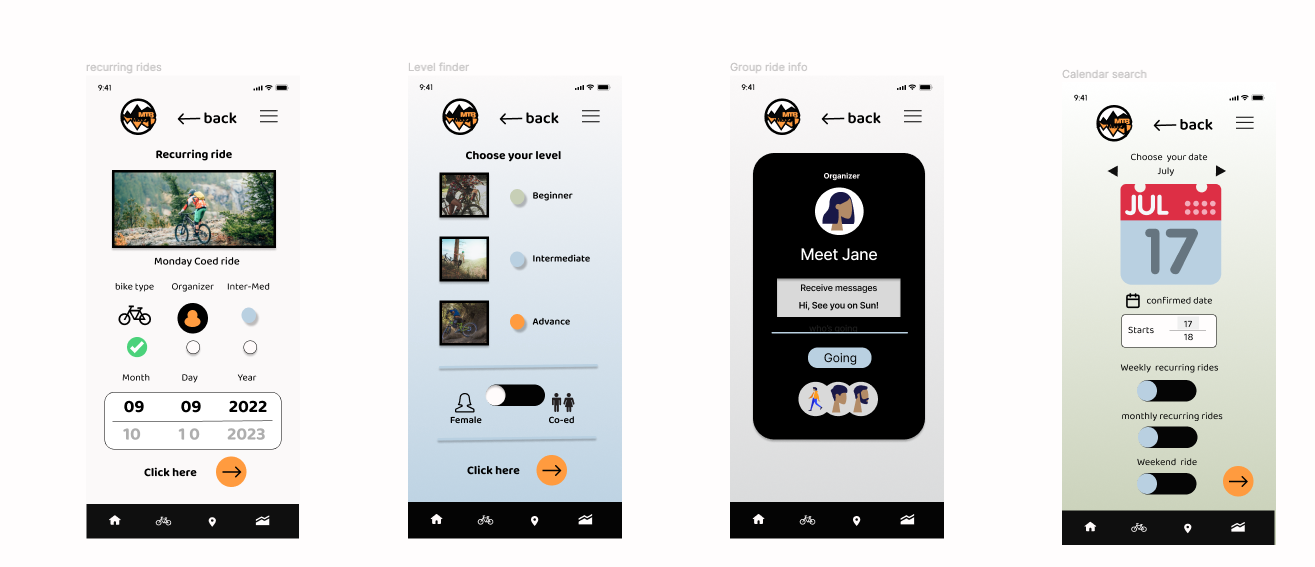 High fidelity mock up
