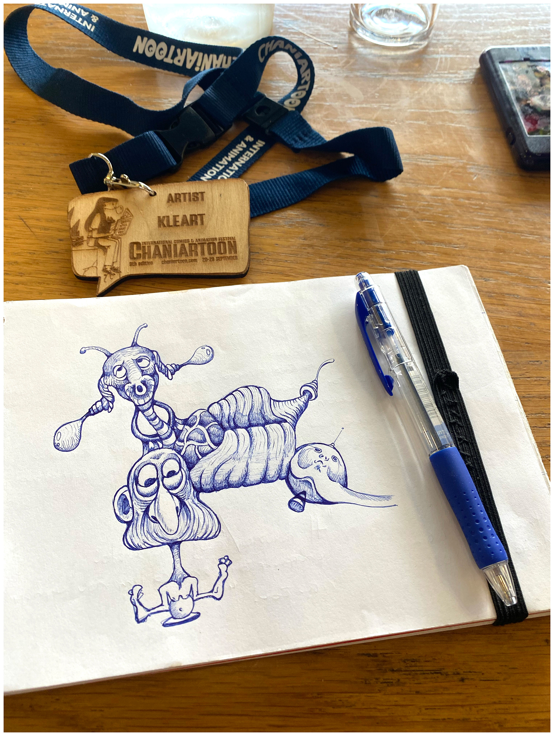 Sketching at Chaniartoon — 2025