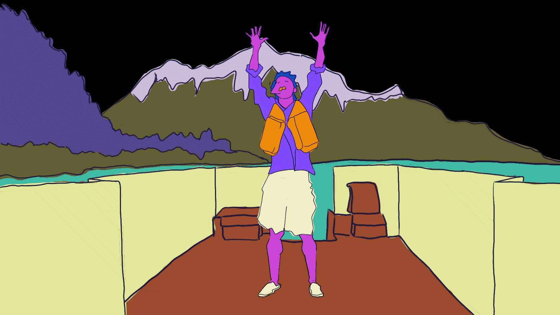 "Treasure Rotoscoped!" With Corrie Parks' Intro to Animation Class, 2018.