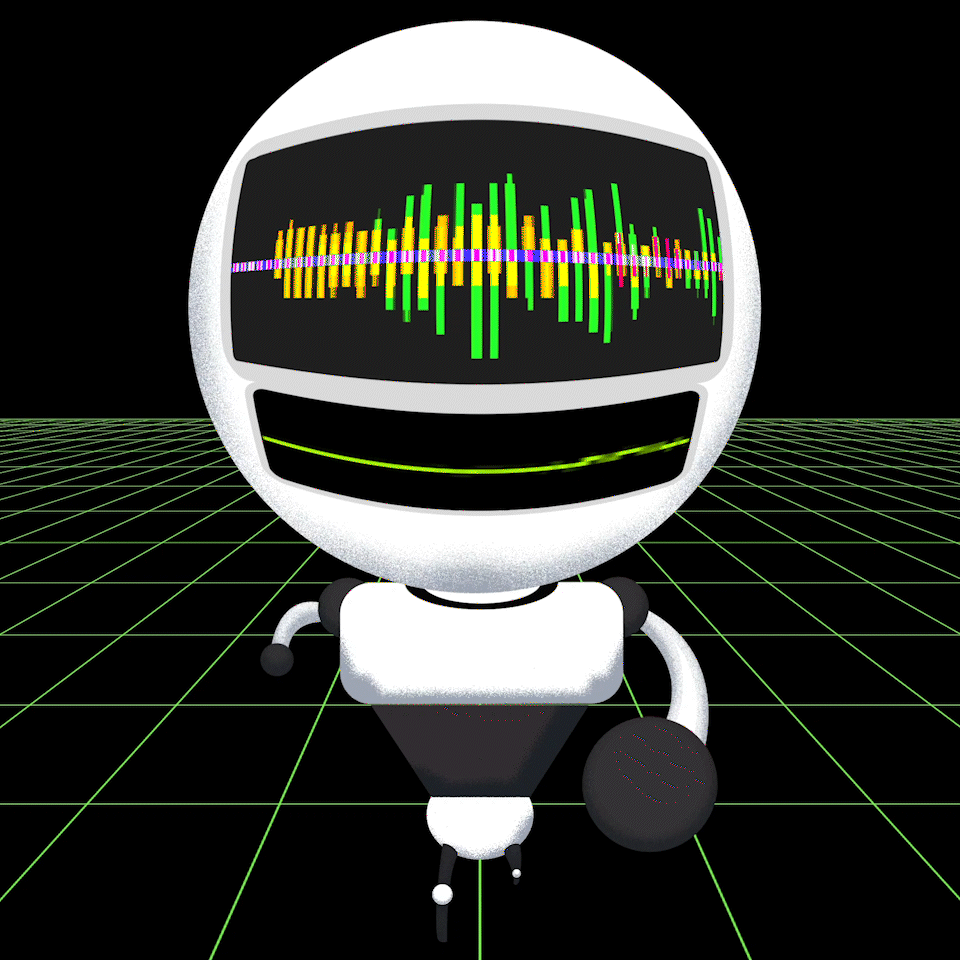 Synthwave Robot