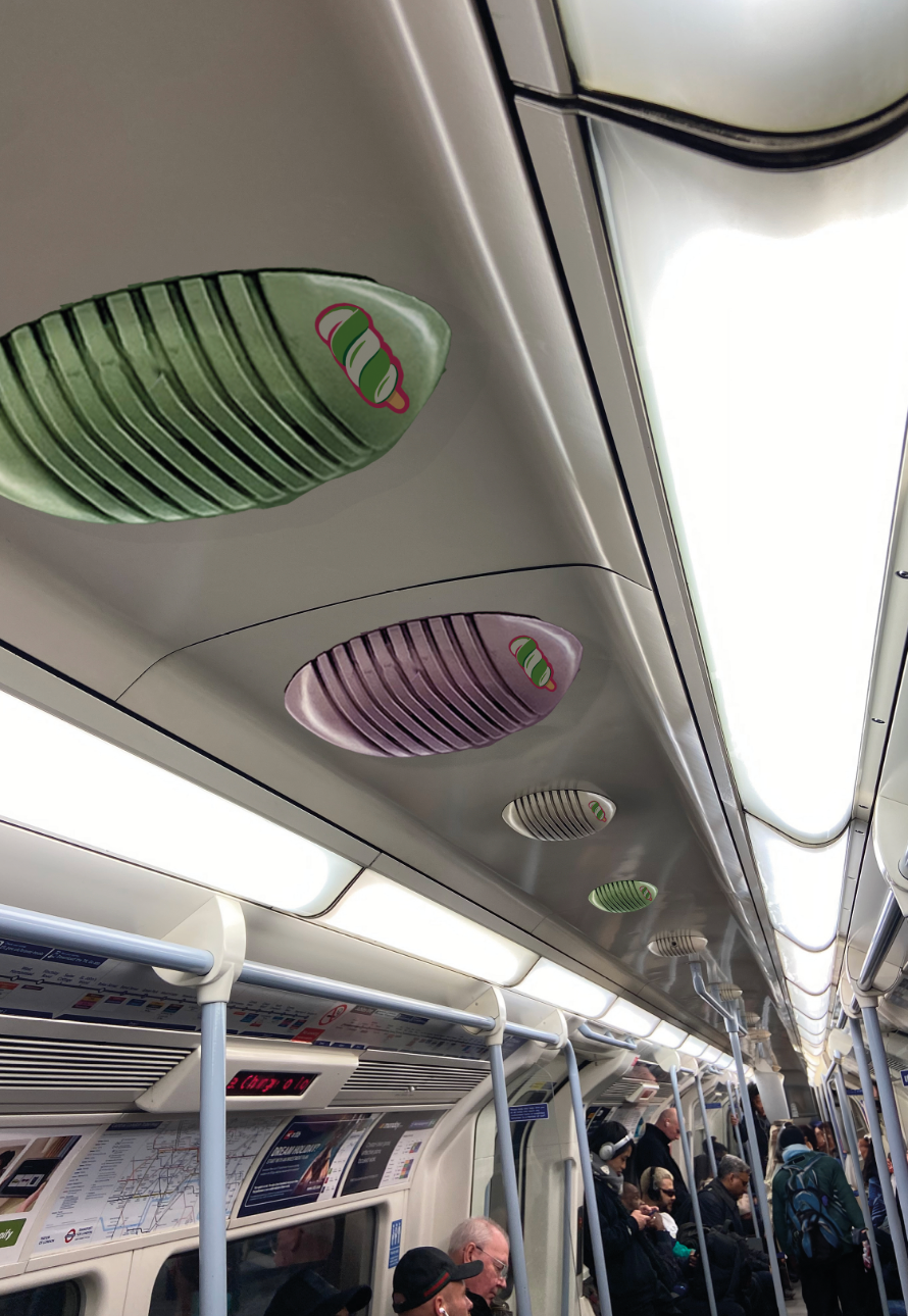 Twister Fans (inside carriages)