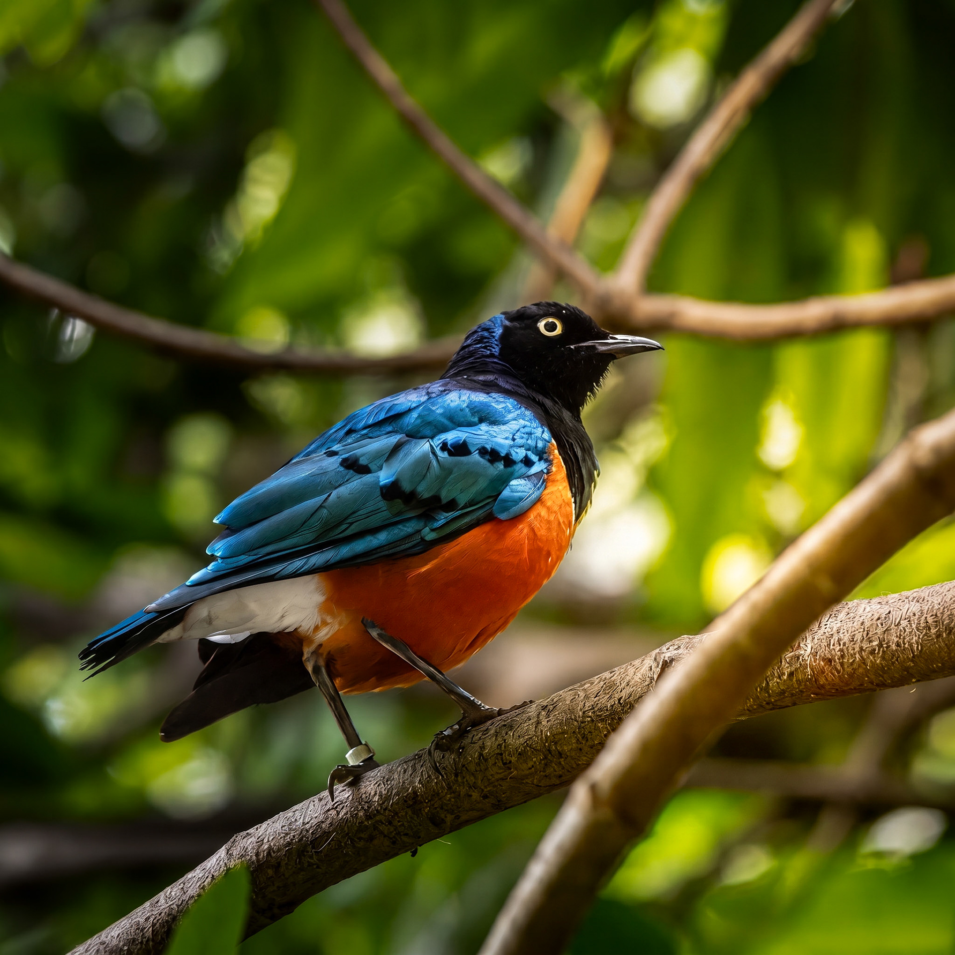 Superb Starling