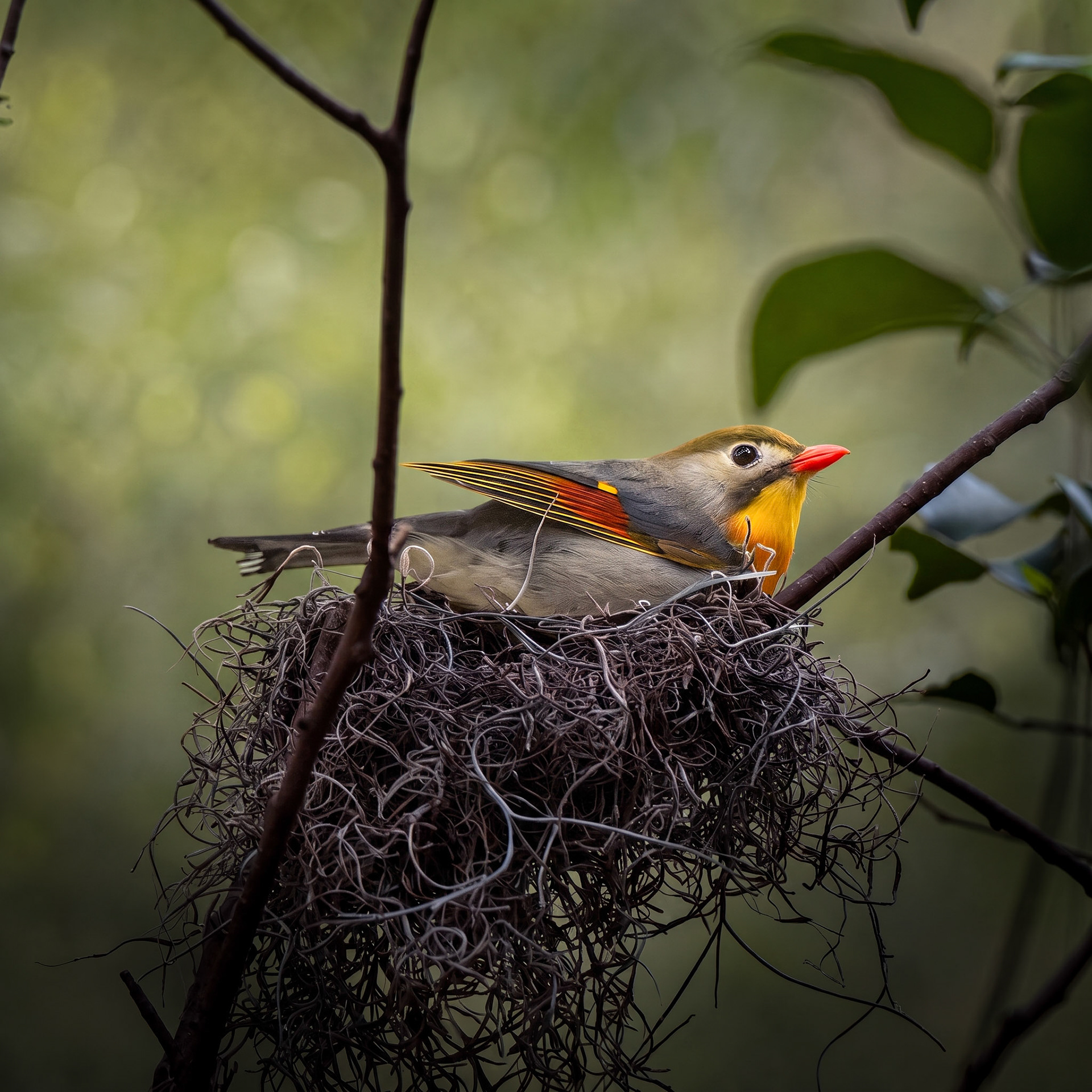 Red-billed Leothrix
