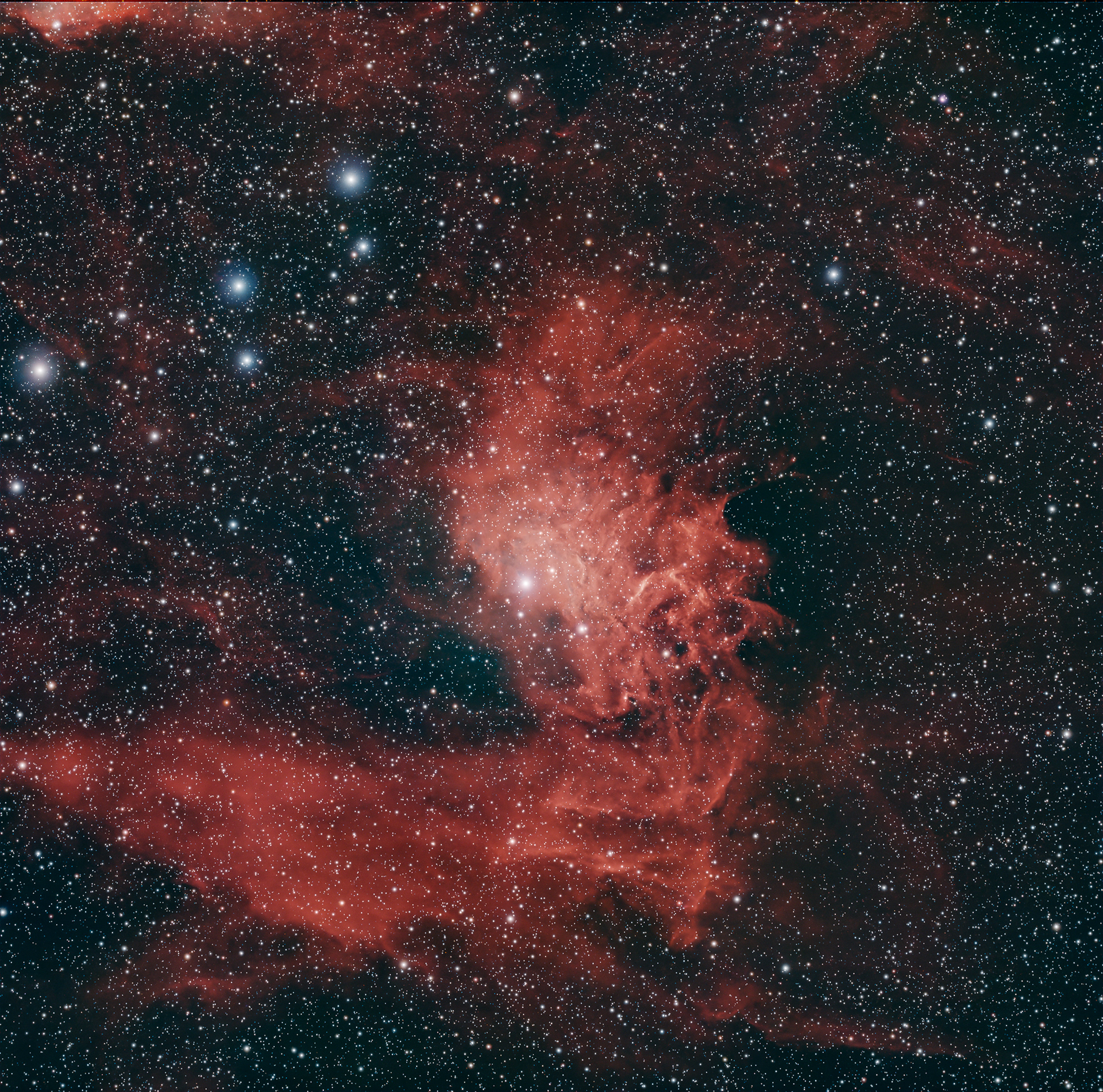 IC405 Flaming Star Nebula