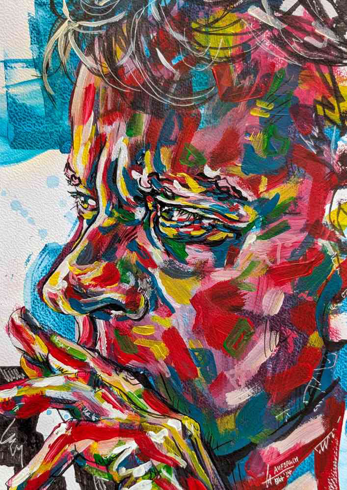 "Aufbruch", Acryl, 2024