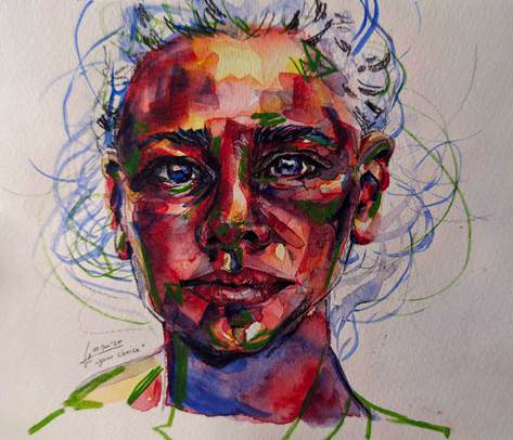 "your choice", Skizzenbuch: Aquarell, 2023