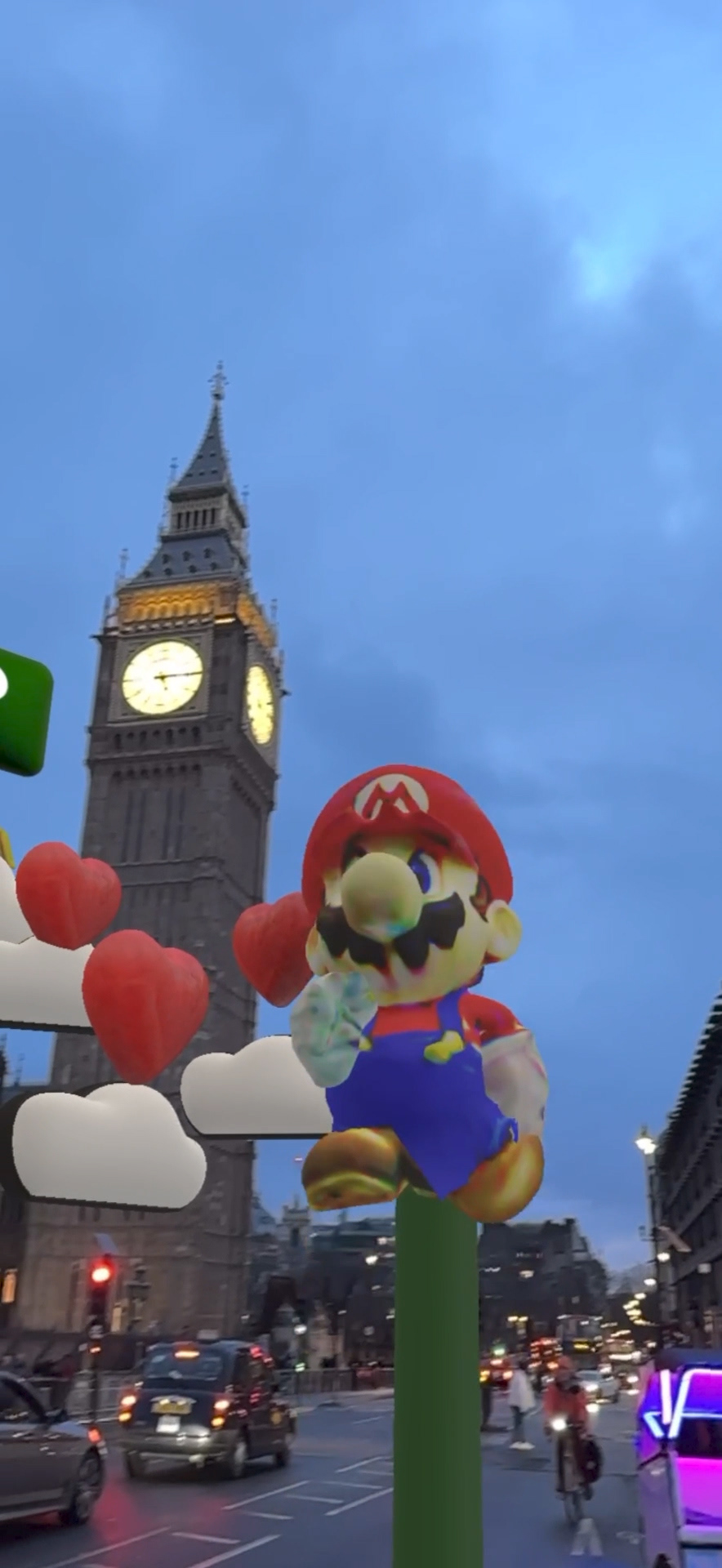 Mario comes
