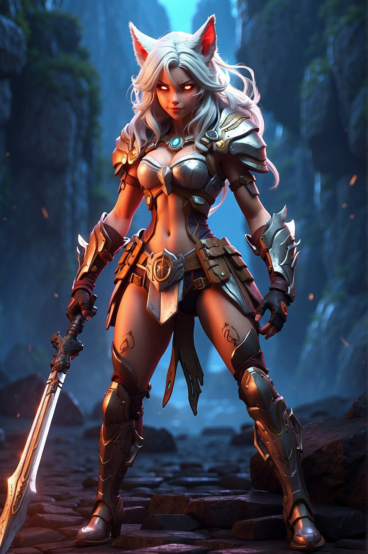 AI Art Fox Girl