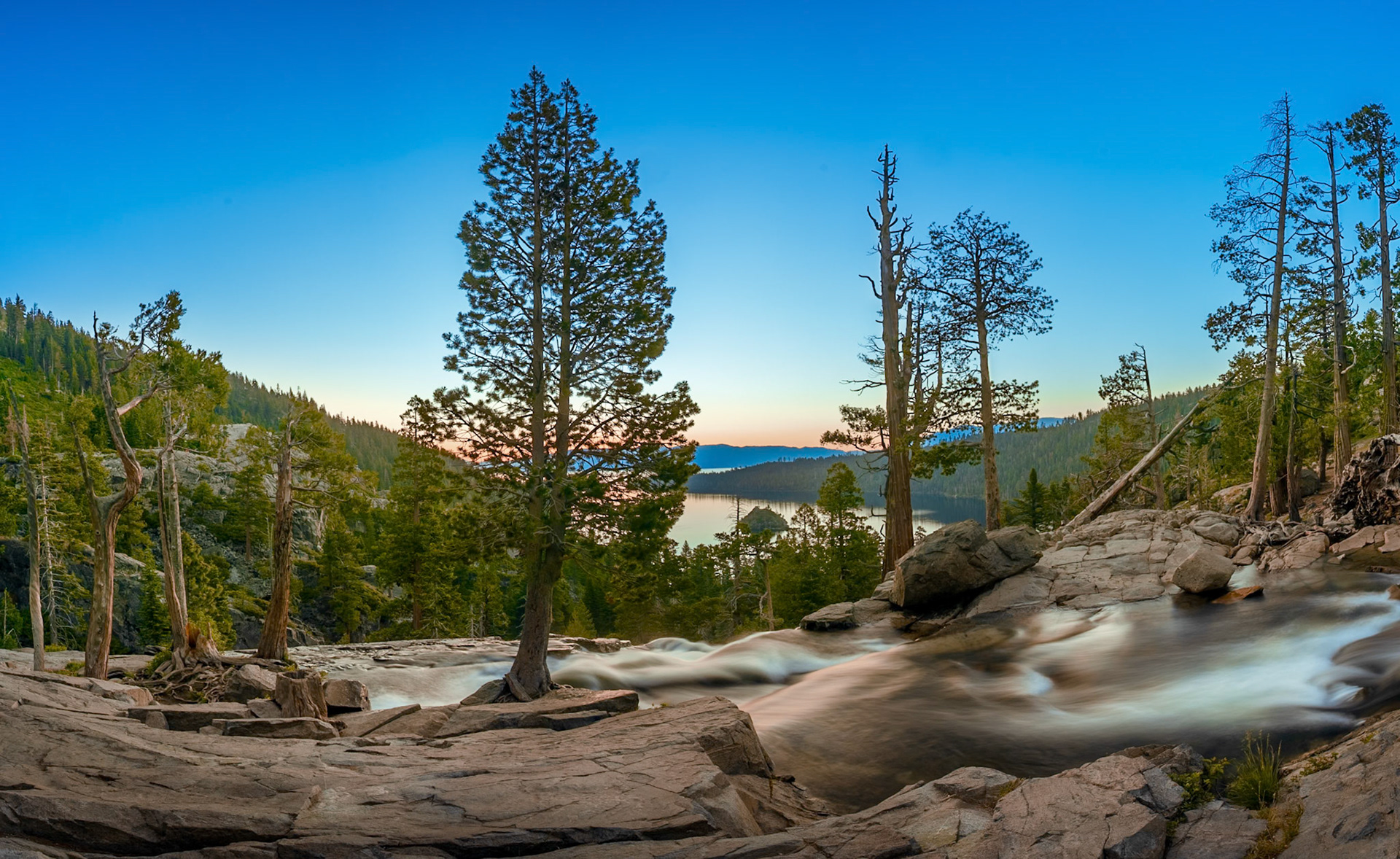 Sunrise at Eagle Falls