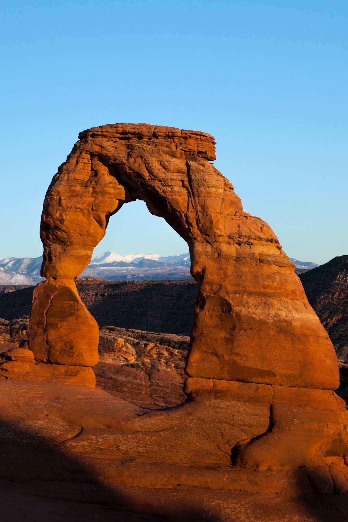 Delicate Arch at sunset