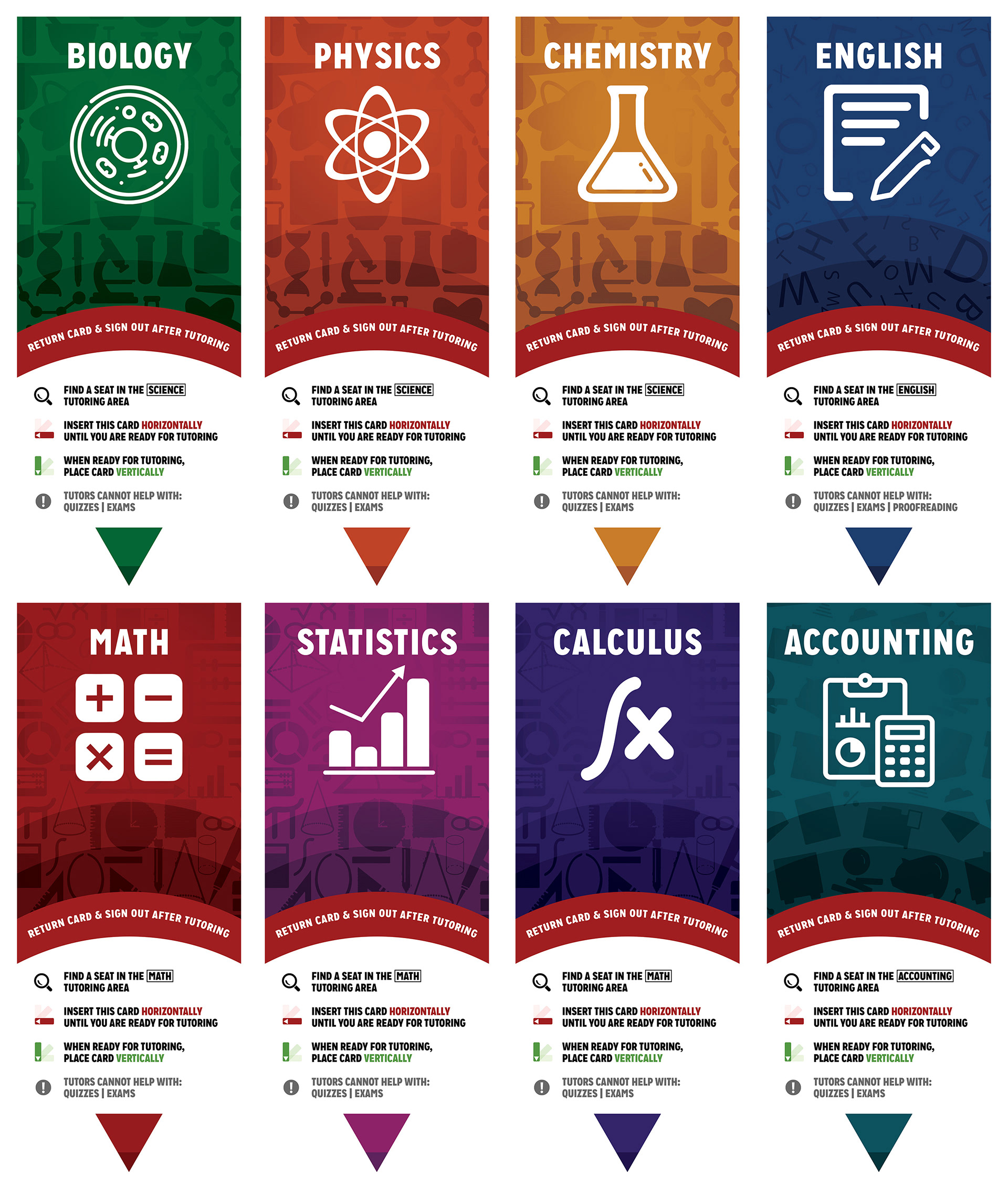 Photoshop | Tutoring Subject Cards