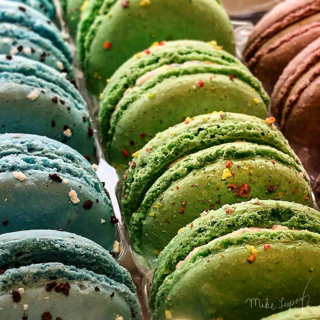 iPhone X | Lightroom | Macaroons Telephoto Into Display Case