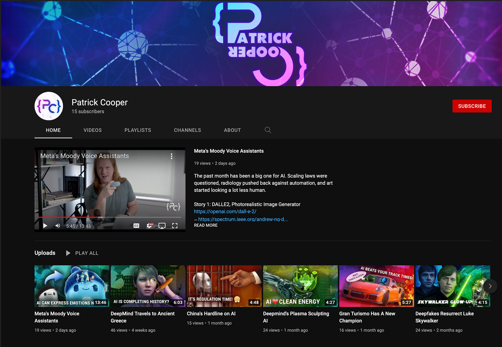 Illustrator + Photoshop | Youtube Rebrand | Logo With 2 Variations, Banner, Profile, Thumbnails