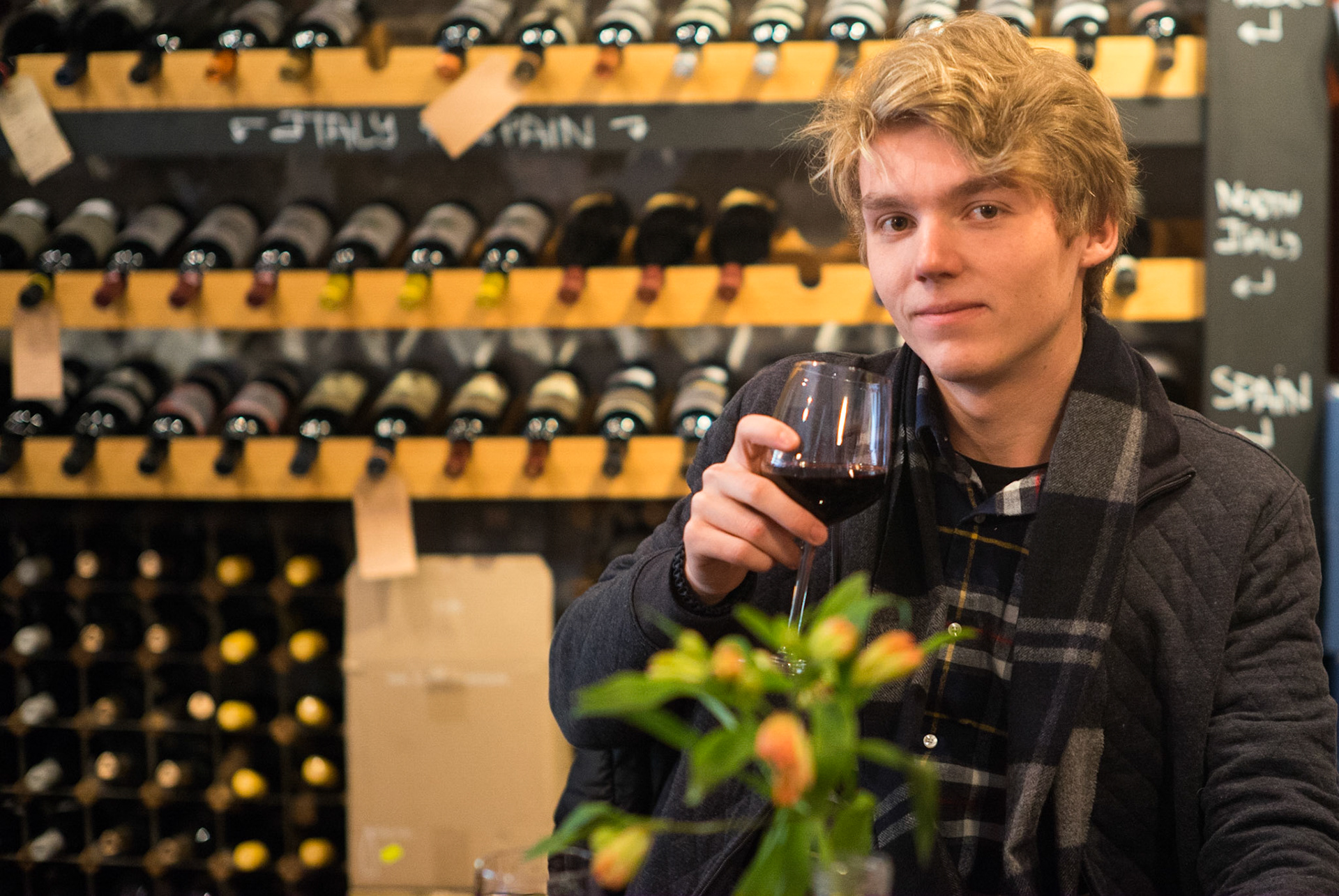 A very patient waiter took this on a manual lens