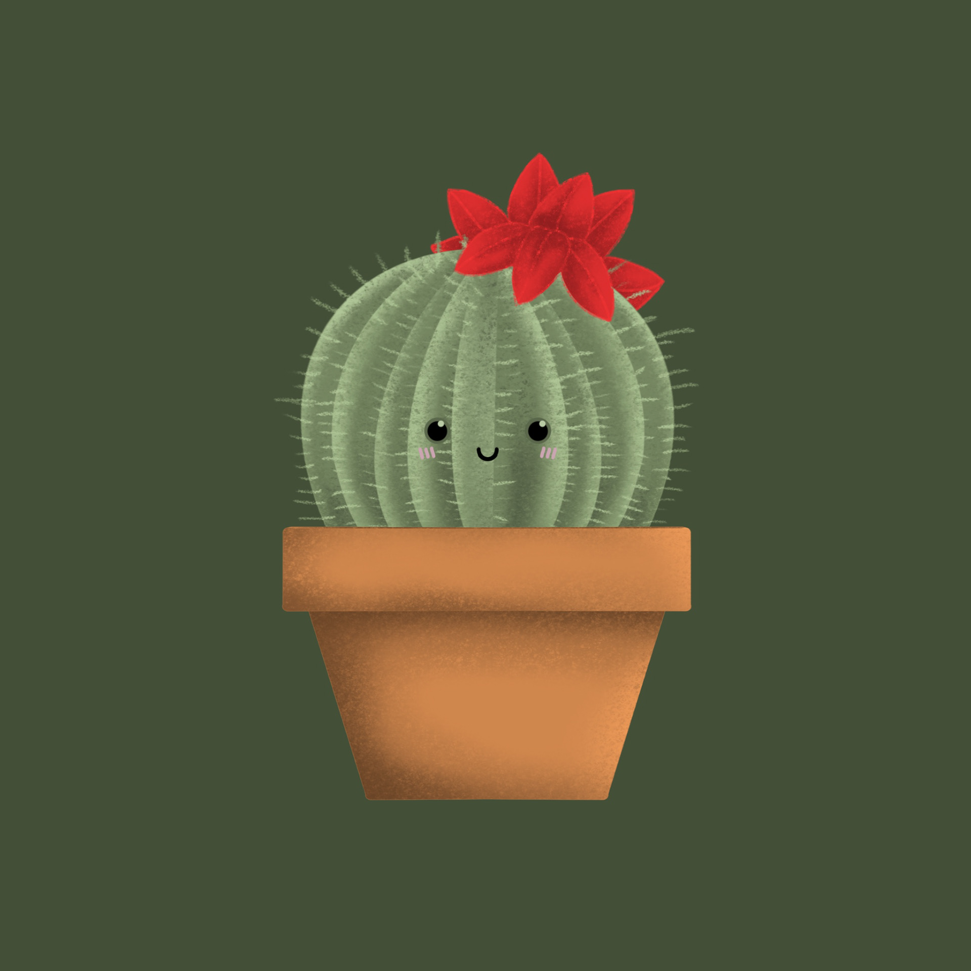 Cute Cactus #3 (Olivia)