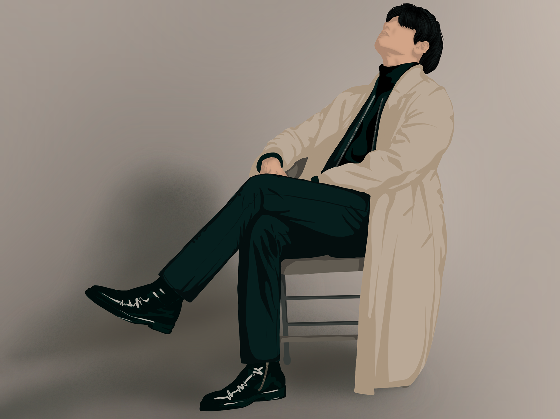Ji Chang Wook detailed color block portrait!
