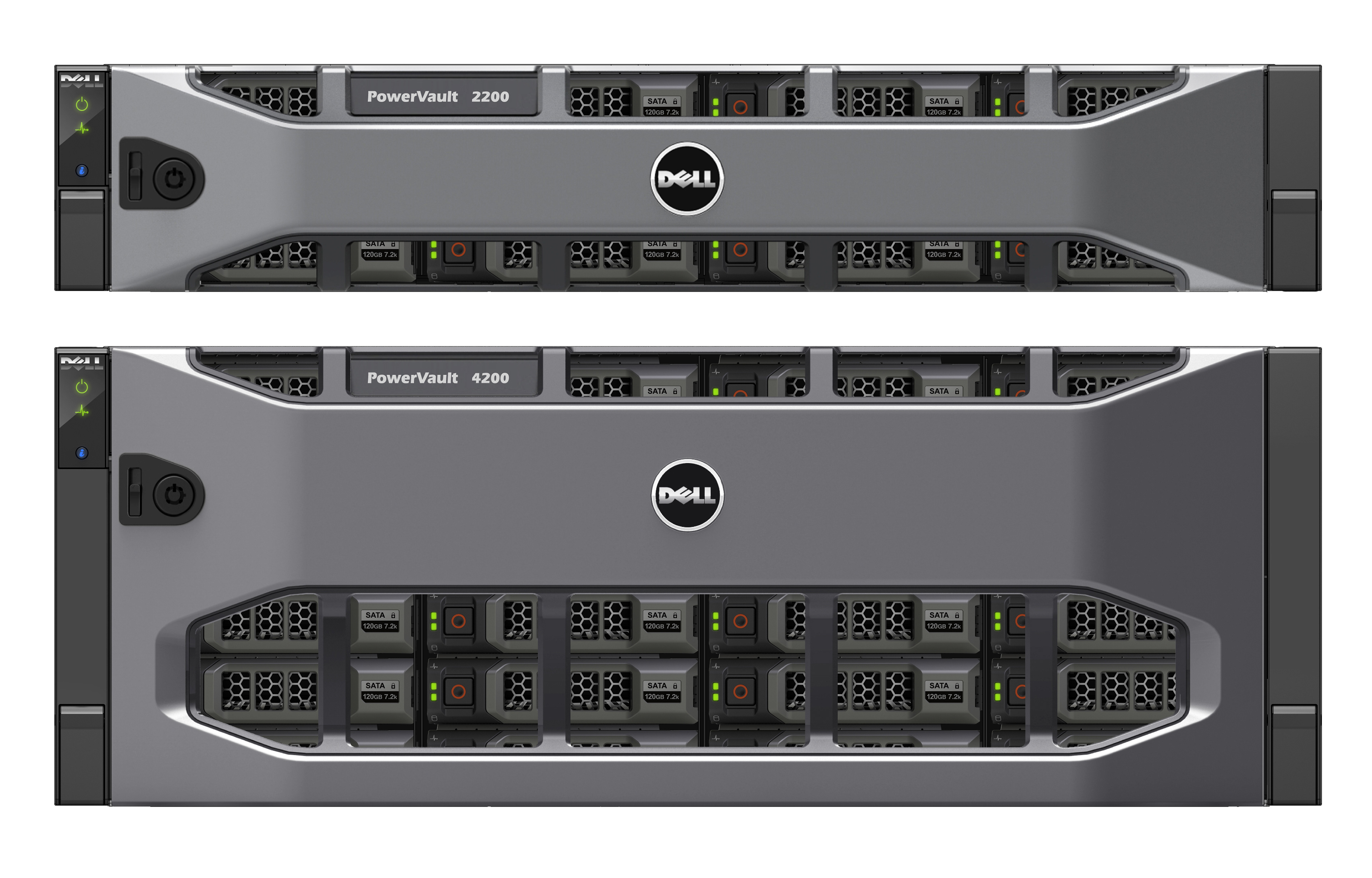 Dell PowerVault 2U and 4U Server with Bezel