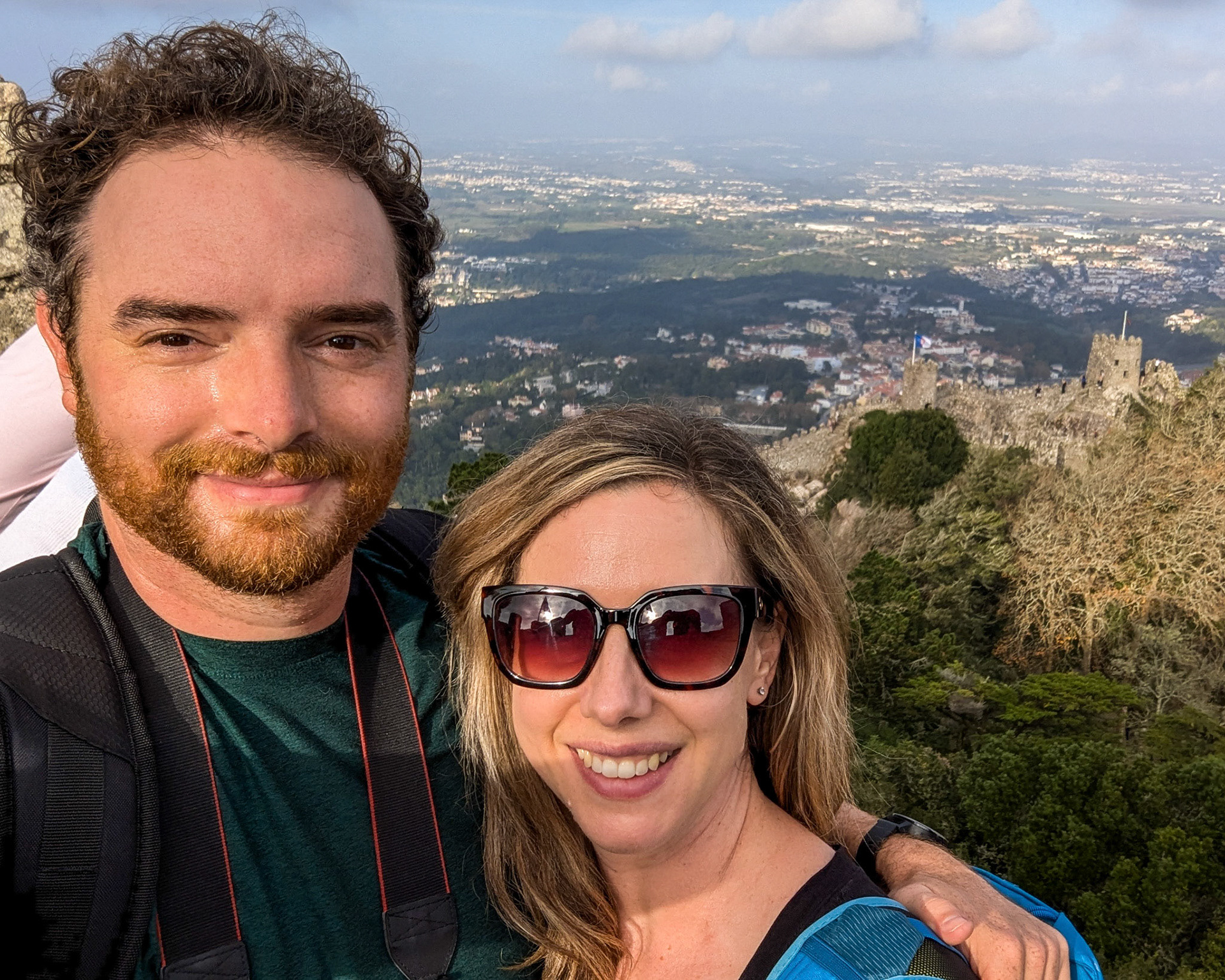 Me and Kelly at the Moorish castle