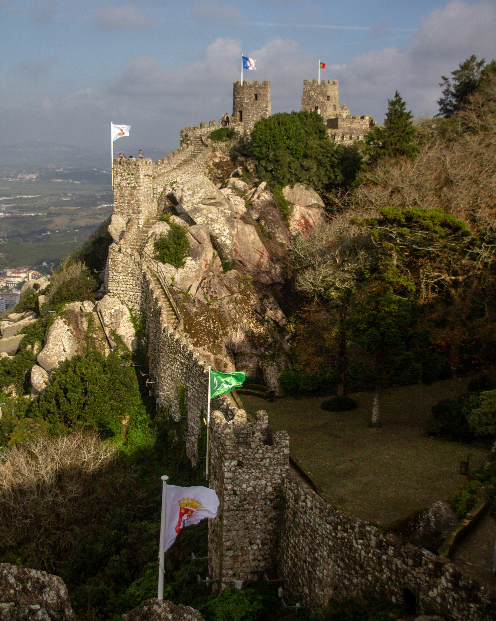 Moorish castle wall