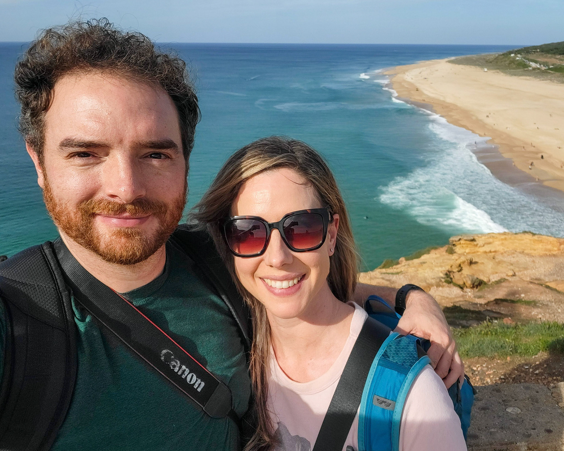 Me and Kelly at Nazare