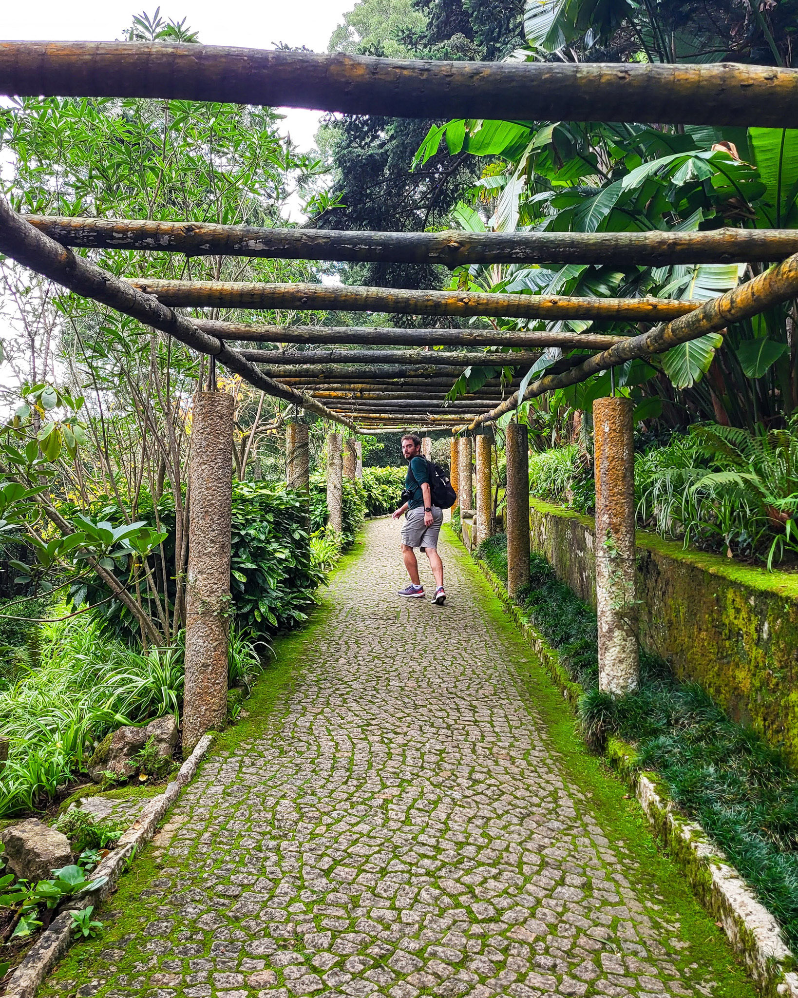 Me climbing Sintra