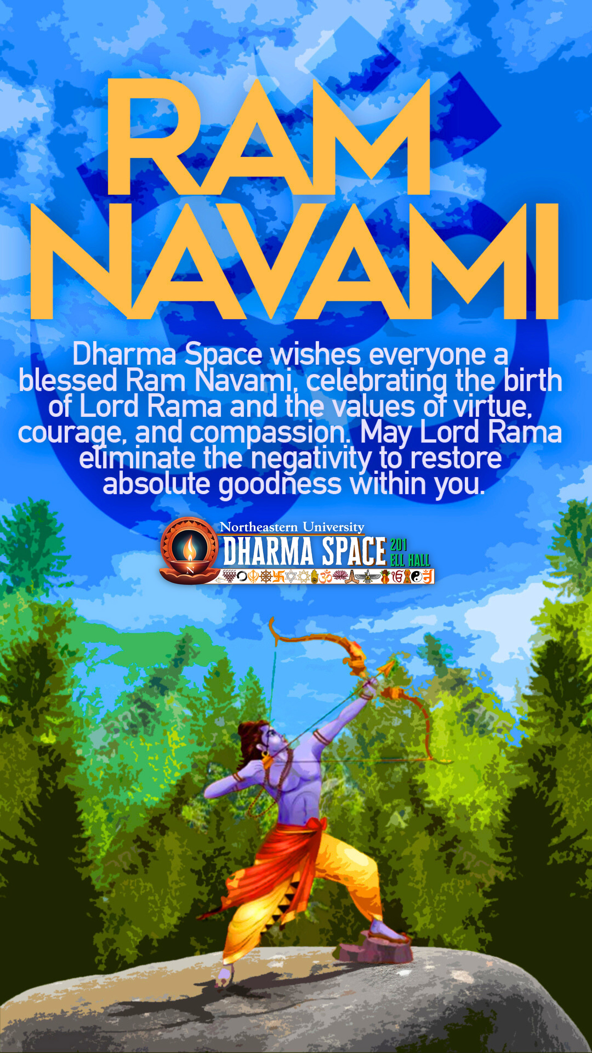 Instagram Story designed to promote a Dharmic Holiday