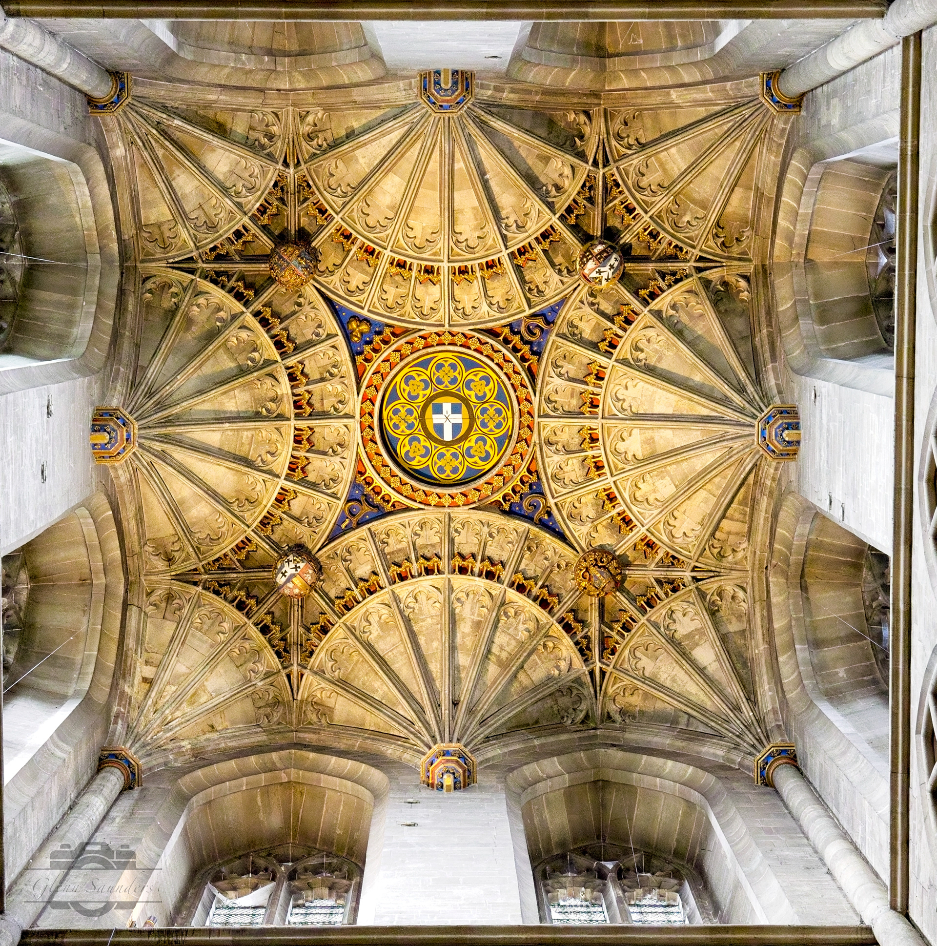 Canterbury Cathedral Ceiling - England