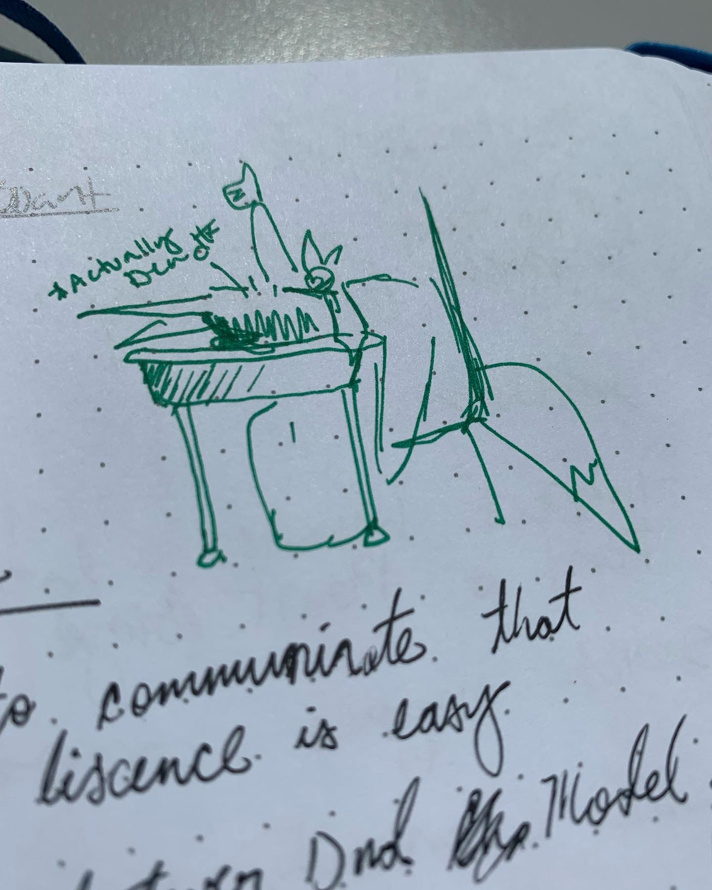 Final's week doodle