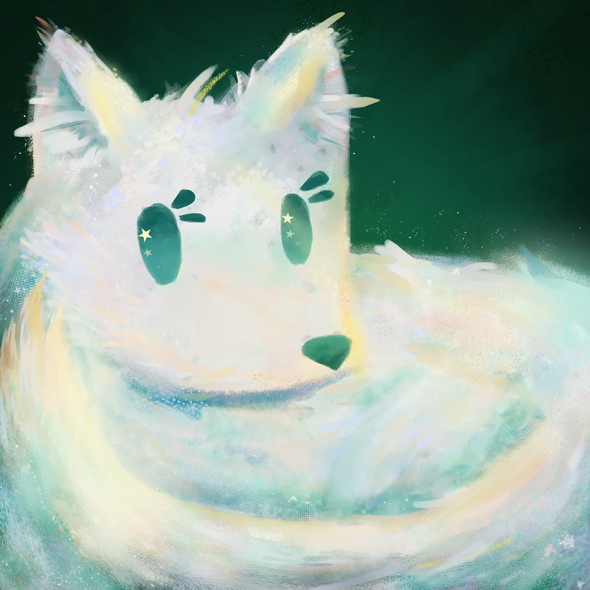 Pearlescent Fox (Clipstudio Test)