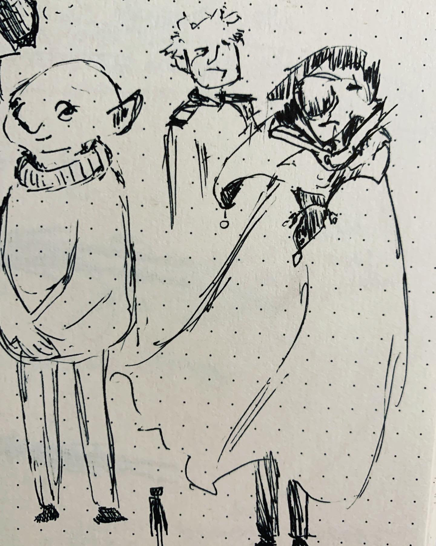 Stylized Doctor Strange and Goblin