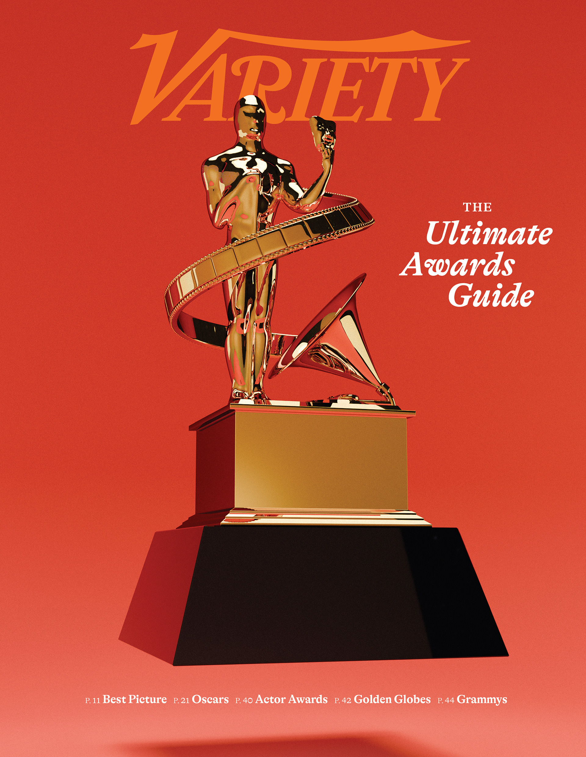 2025 Ultimate Awards Guide cover (created in Blender)
