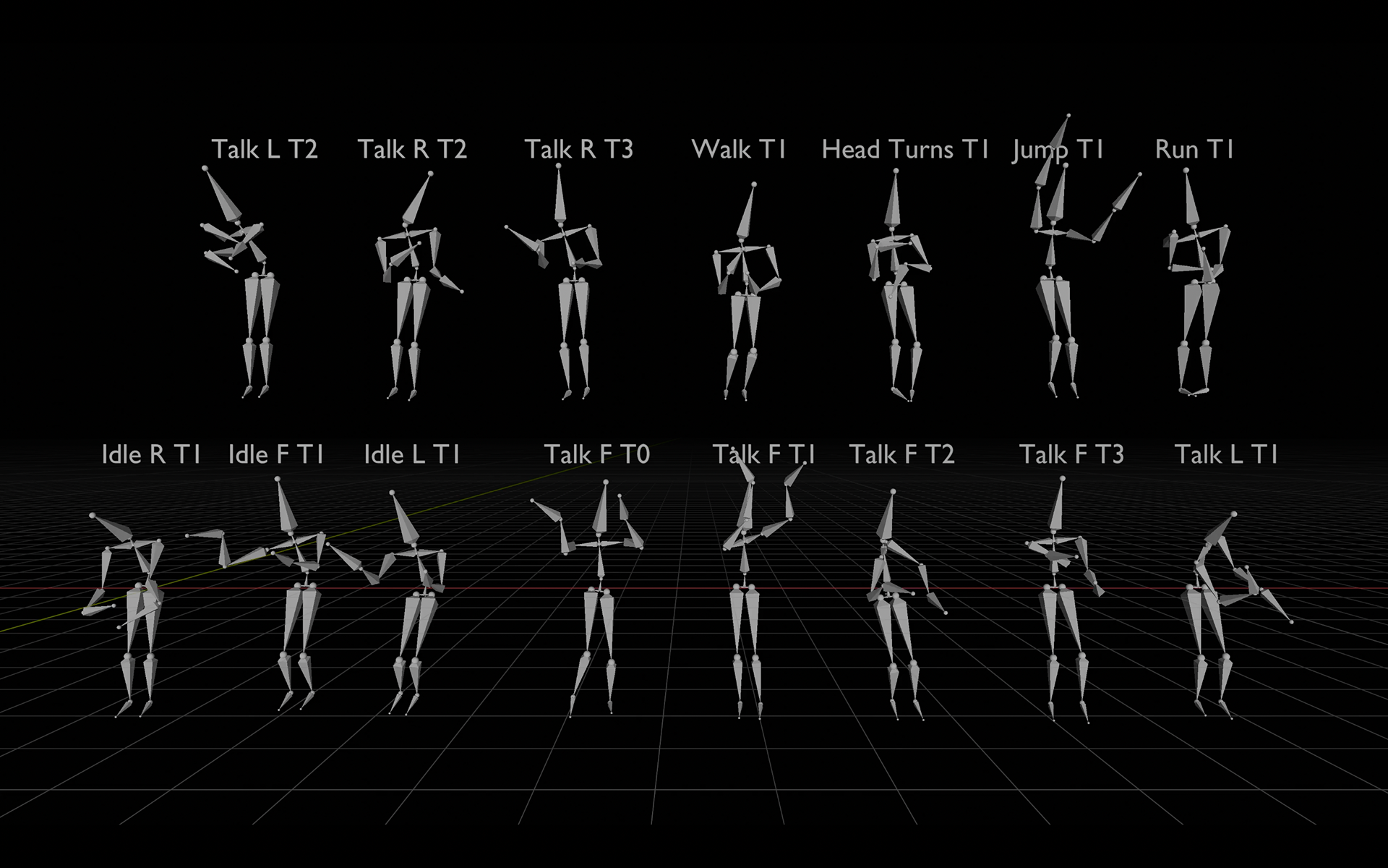 Motion Capture Takes