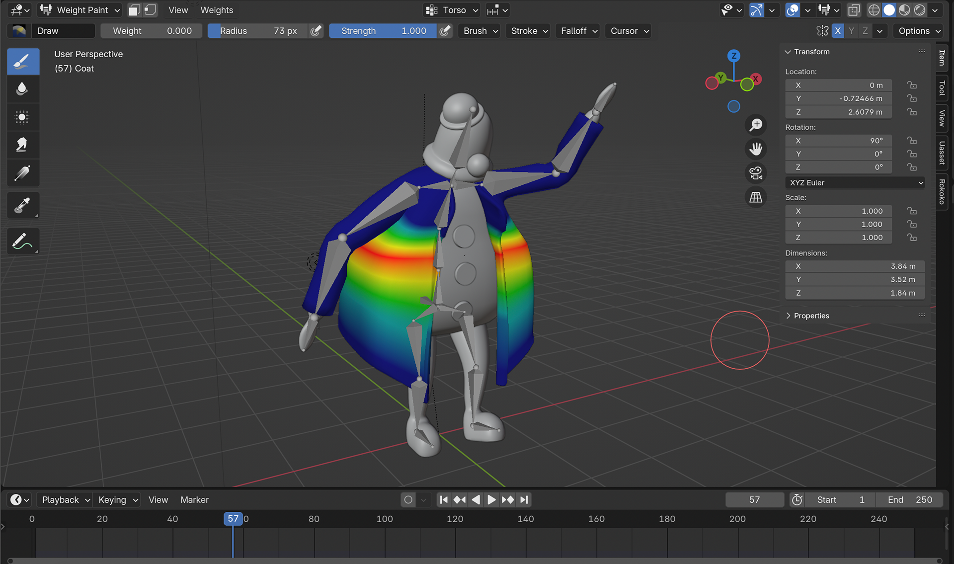 Coat Skinning (torso)