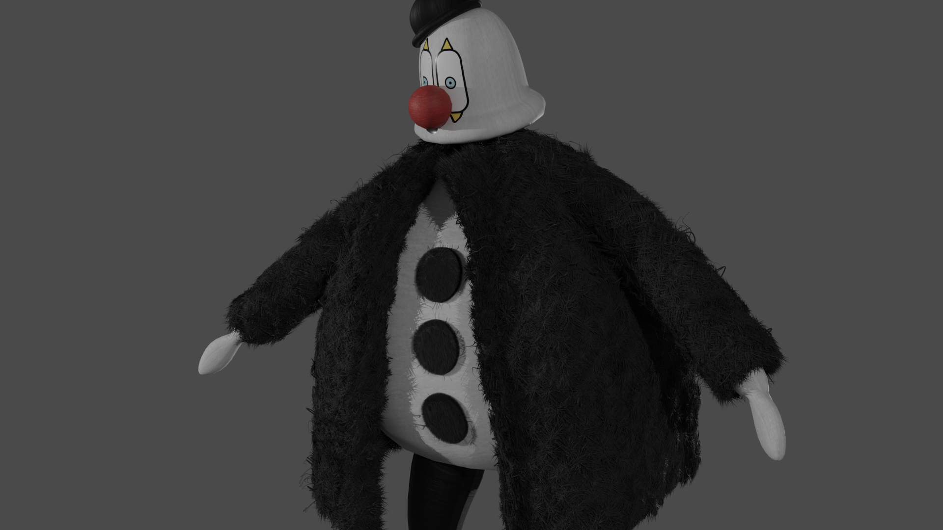 Fur Coat Hair Sim