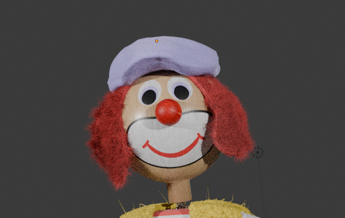 Face with Hair Sim