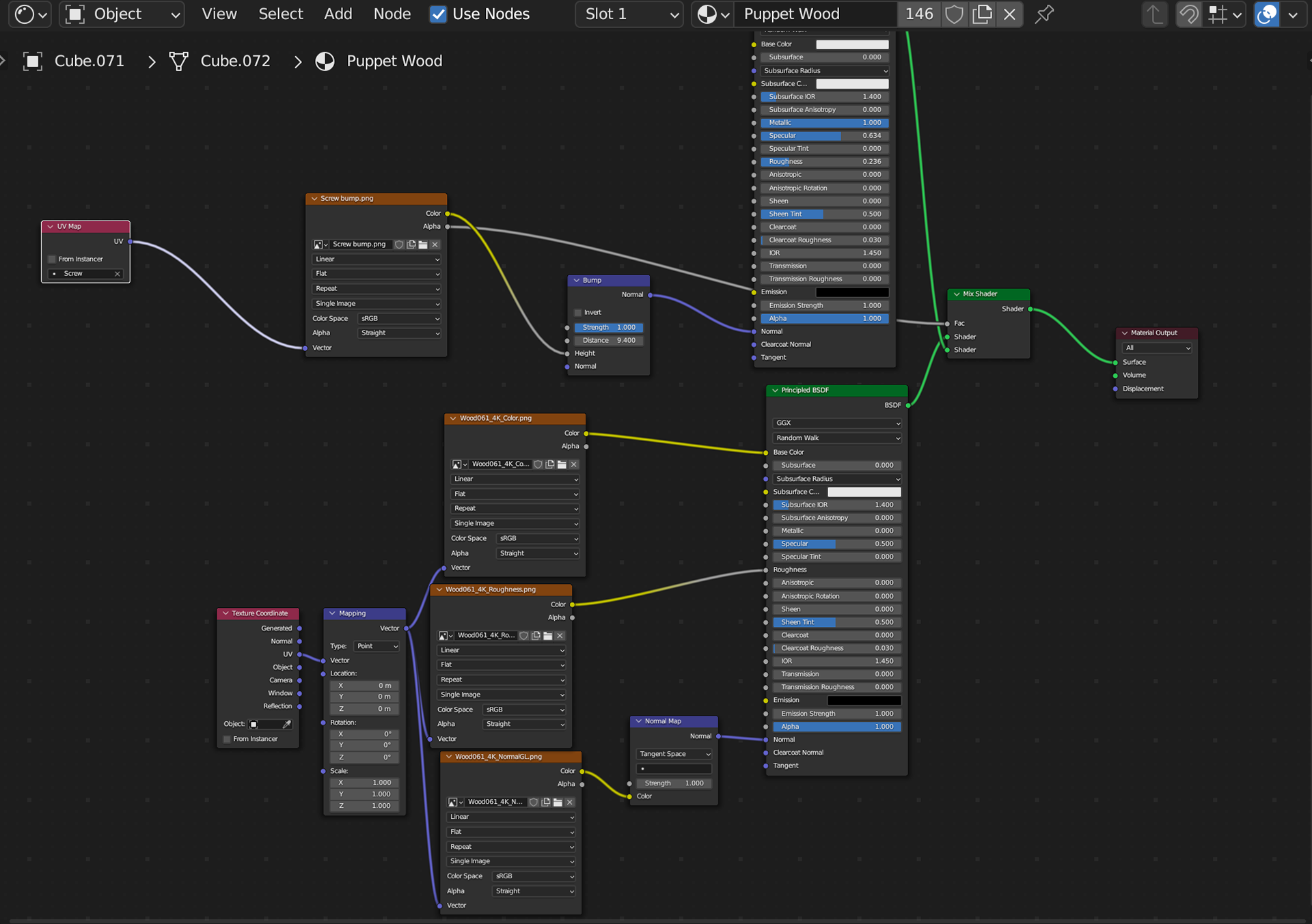 Wood and Screws Texture