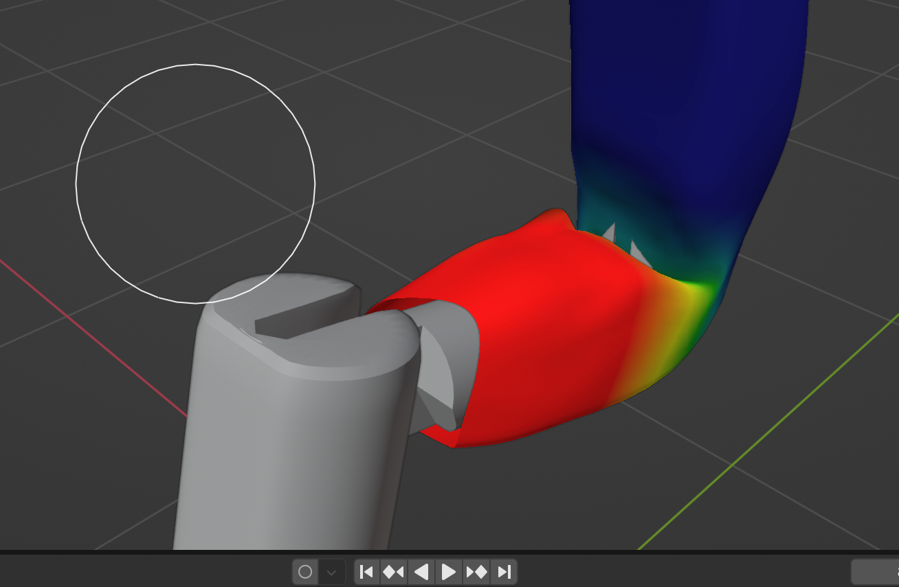 Leg Skinning Left Calf