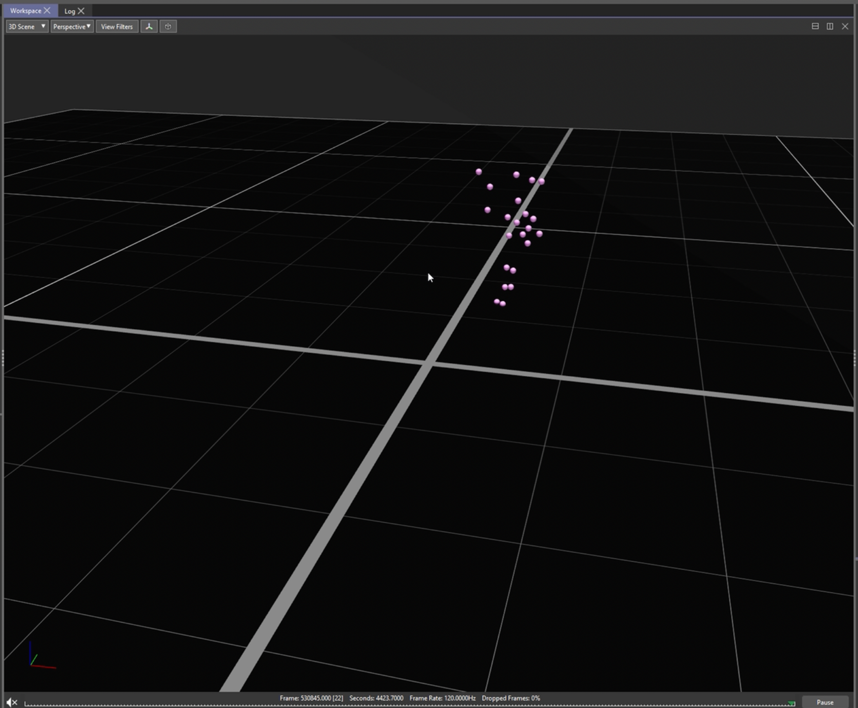 Mocap 3D Scene View