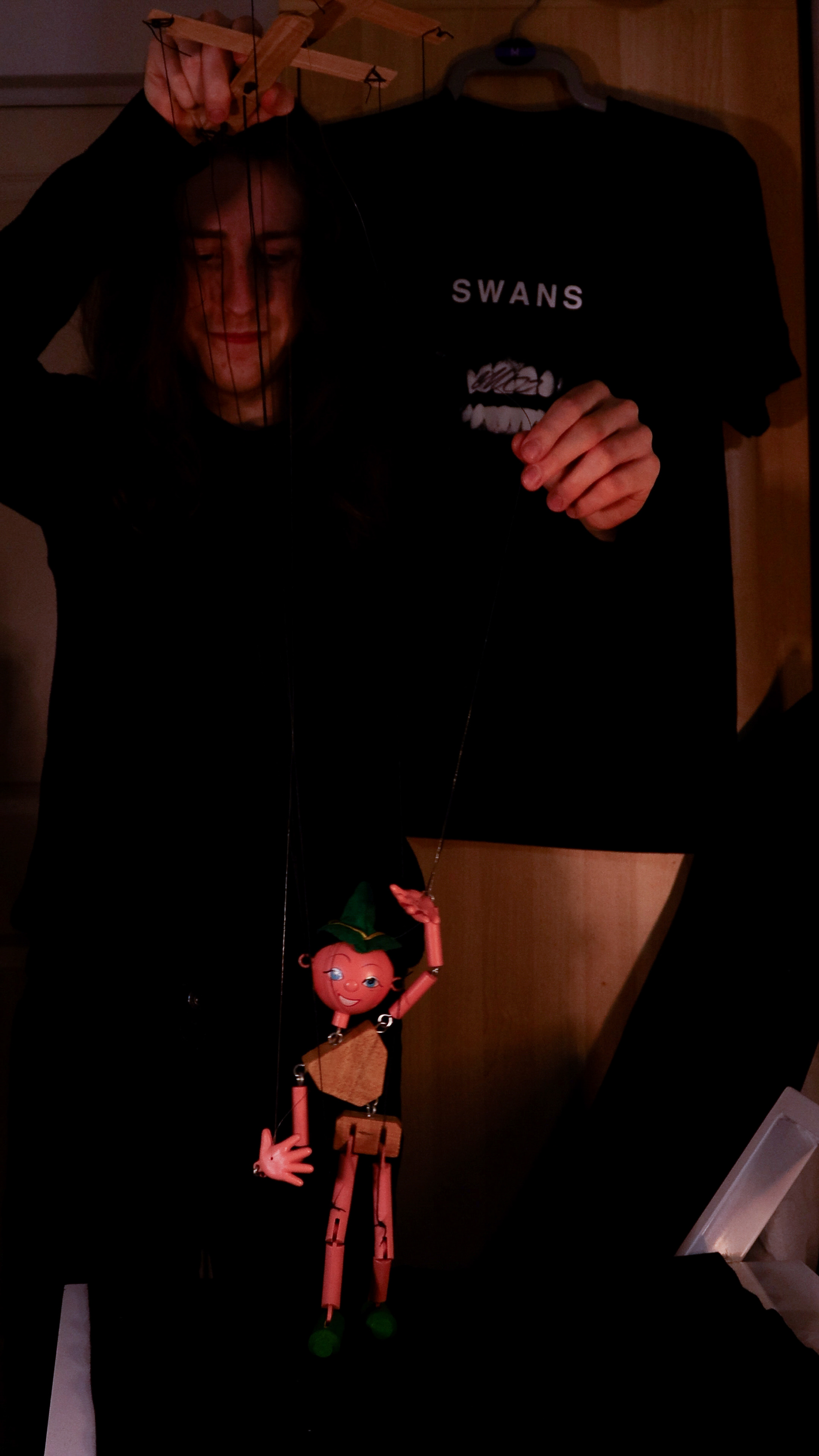 Me with a puppet