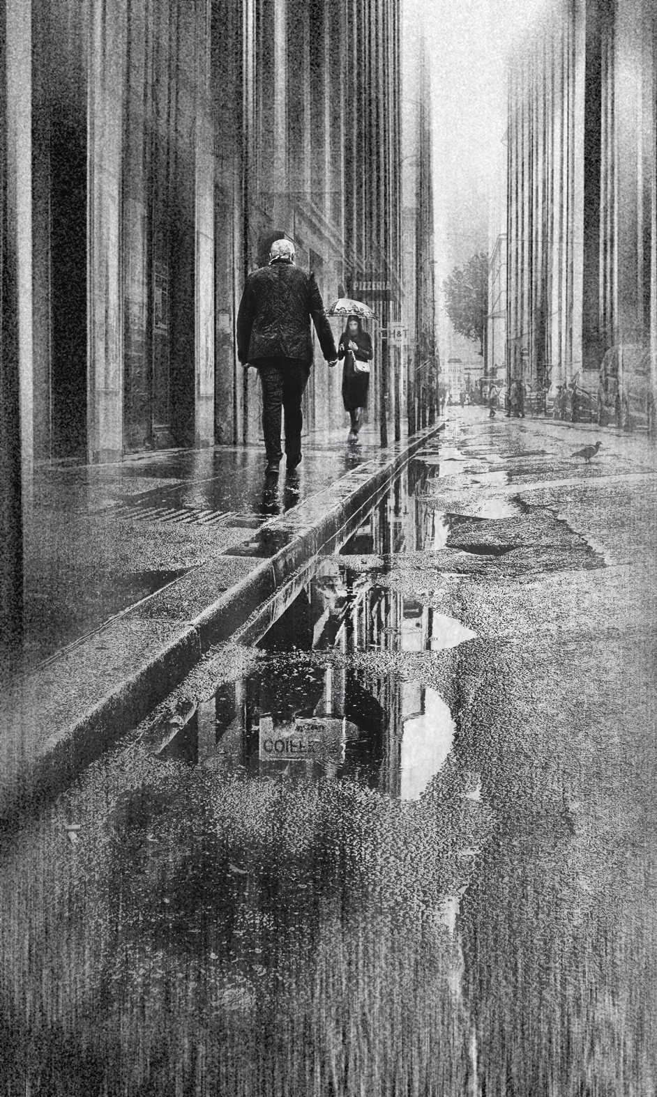 Finding you on a rainy day