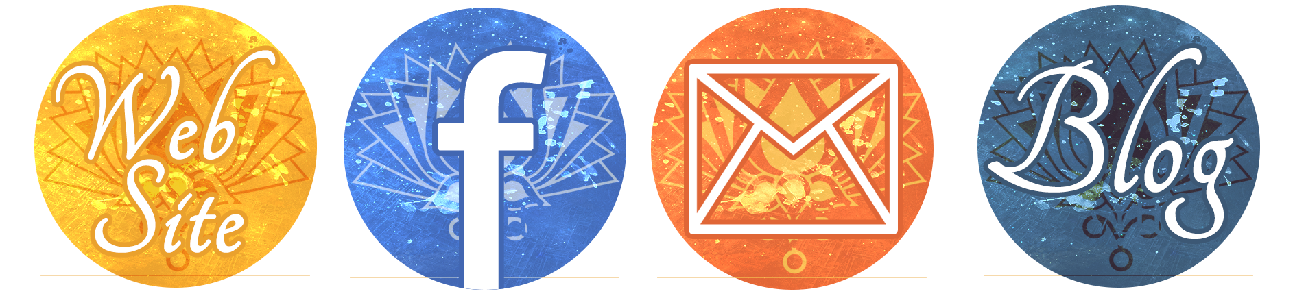 Buttons for the website https://yogatranoi.it/