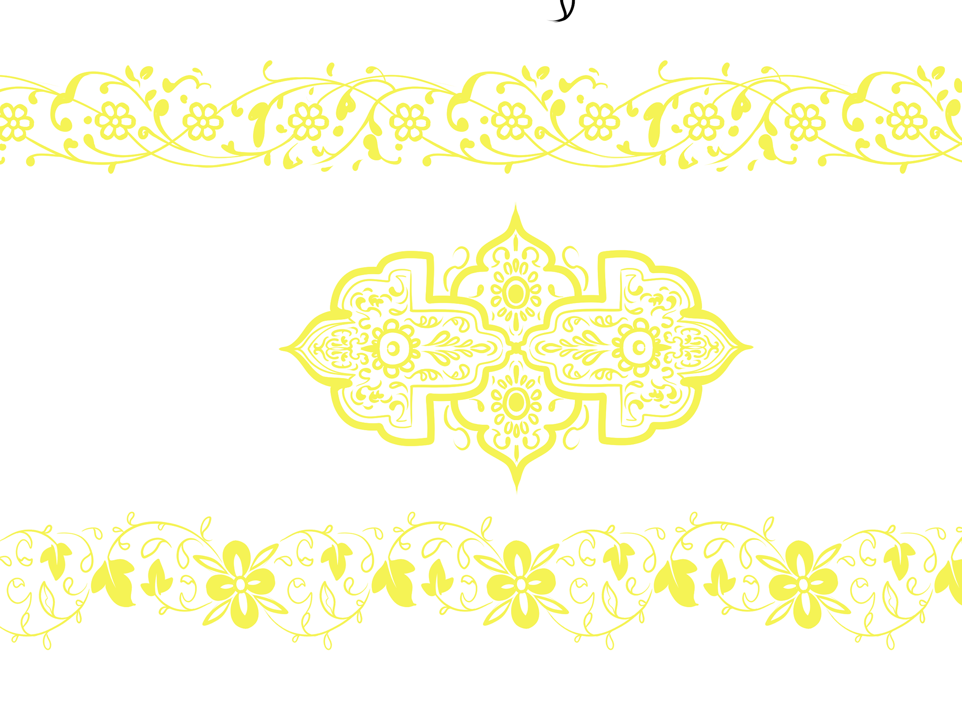 Decorative elements study, from Indian manuscripts