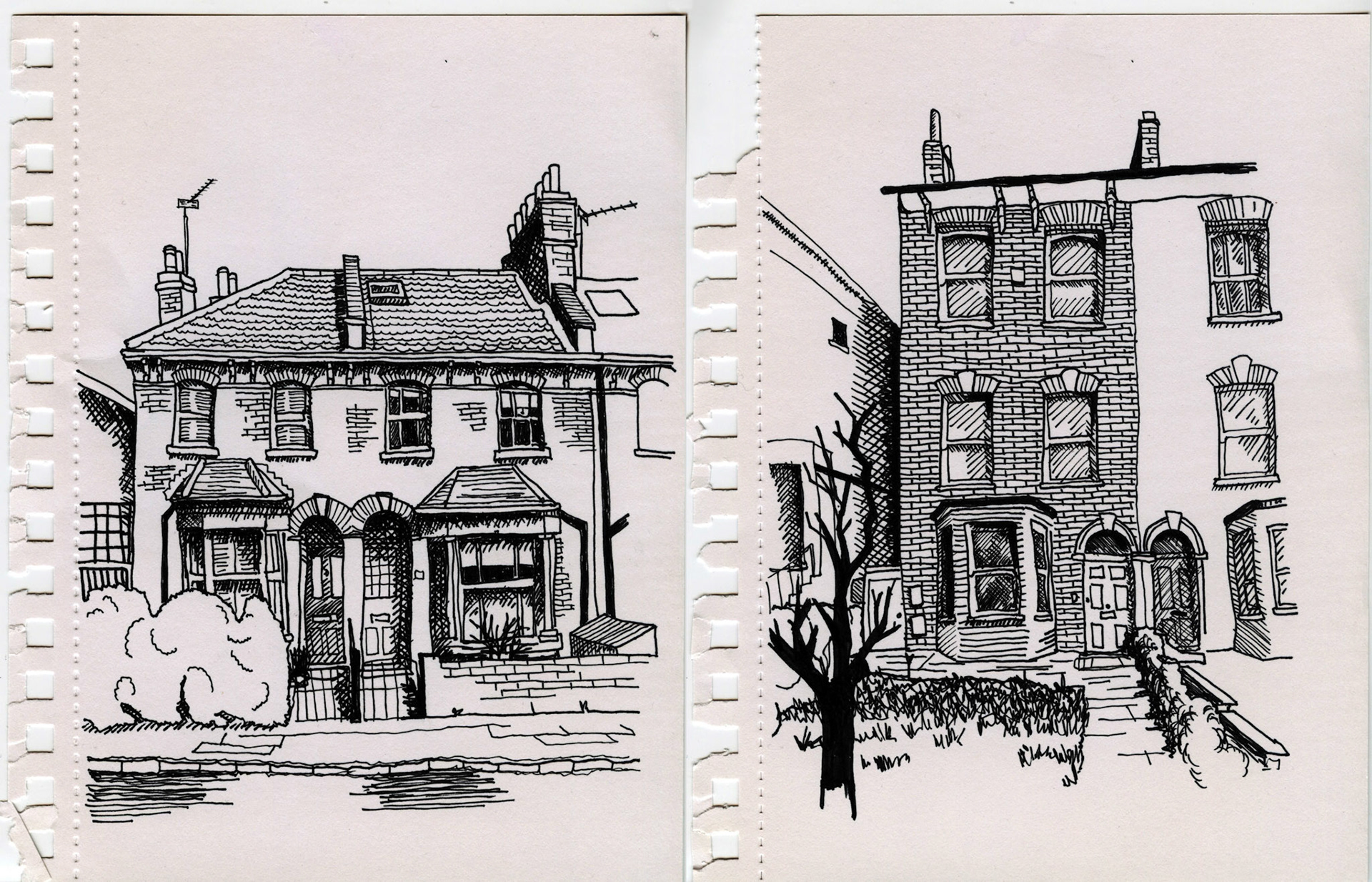 Pilot pen on paper, South-East London, 2025