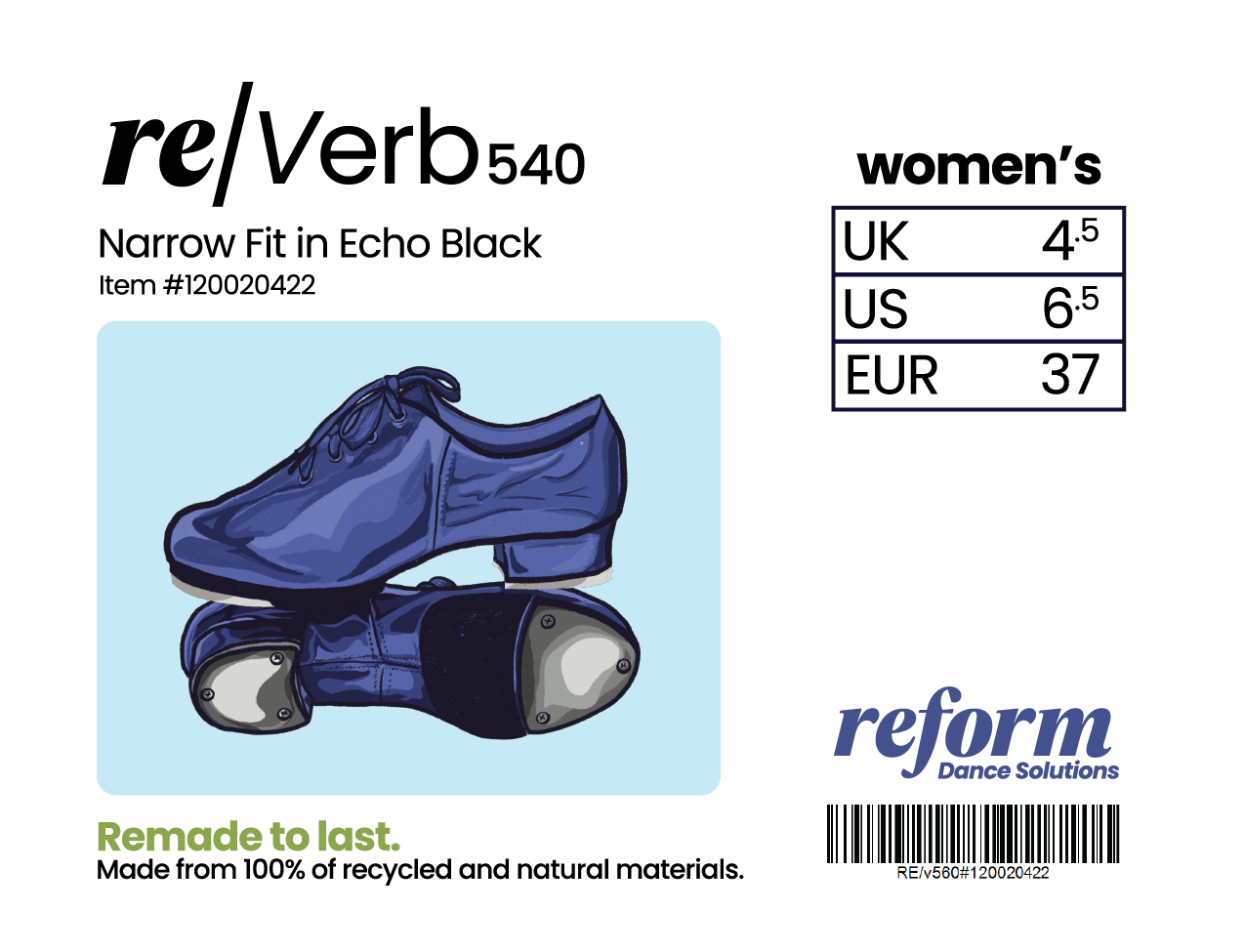 Shoe Informative Package Sticker